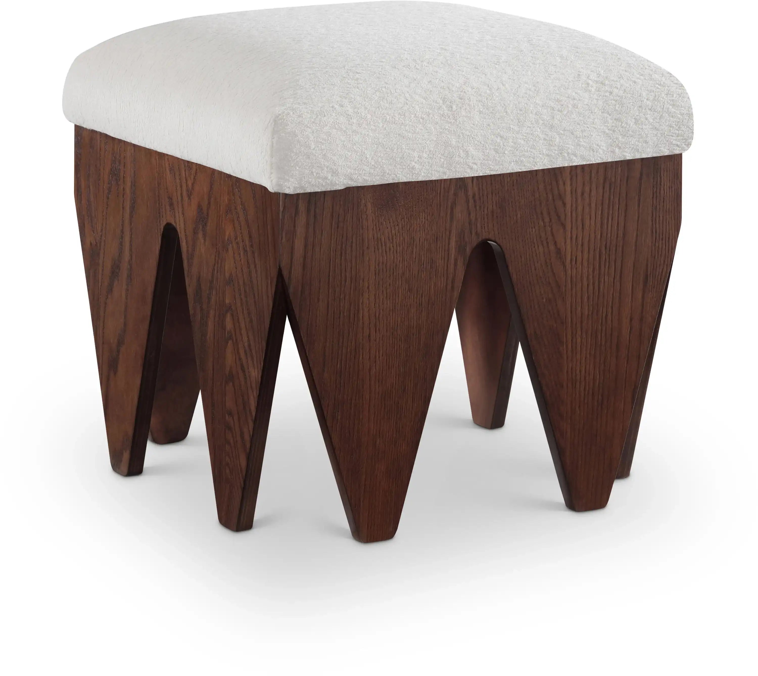 Altair - Fabric Bench - Dark Brown Base - Best Buy Furniture