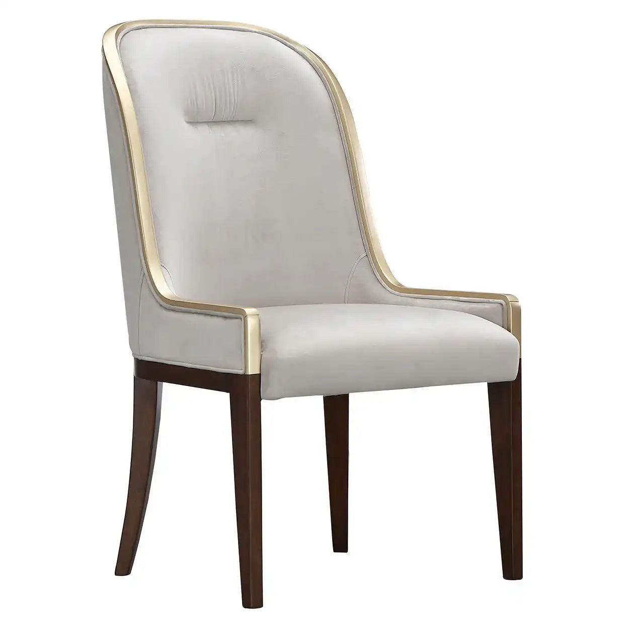 Houston - Dining Side Chair (Set of 2) - Porcini / Walnut - Best Buy Furniture