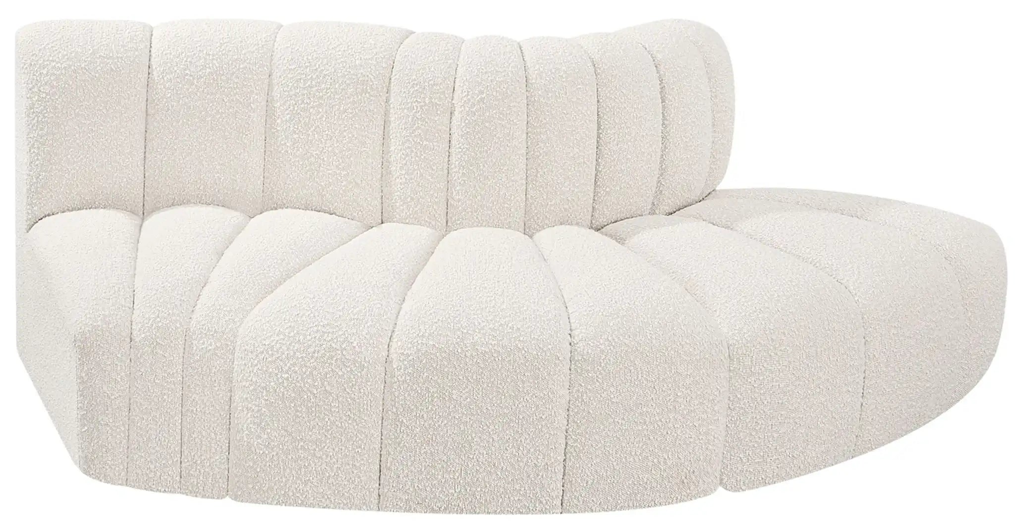 Arc - Boucle Fabric 3 Piece Modular Sofa