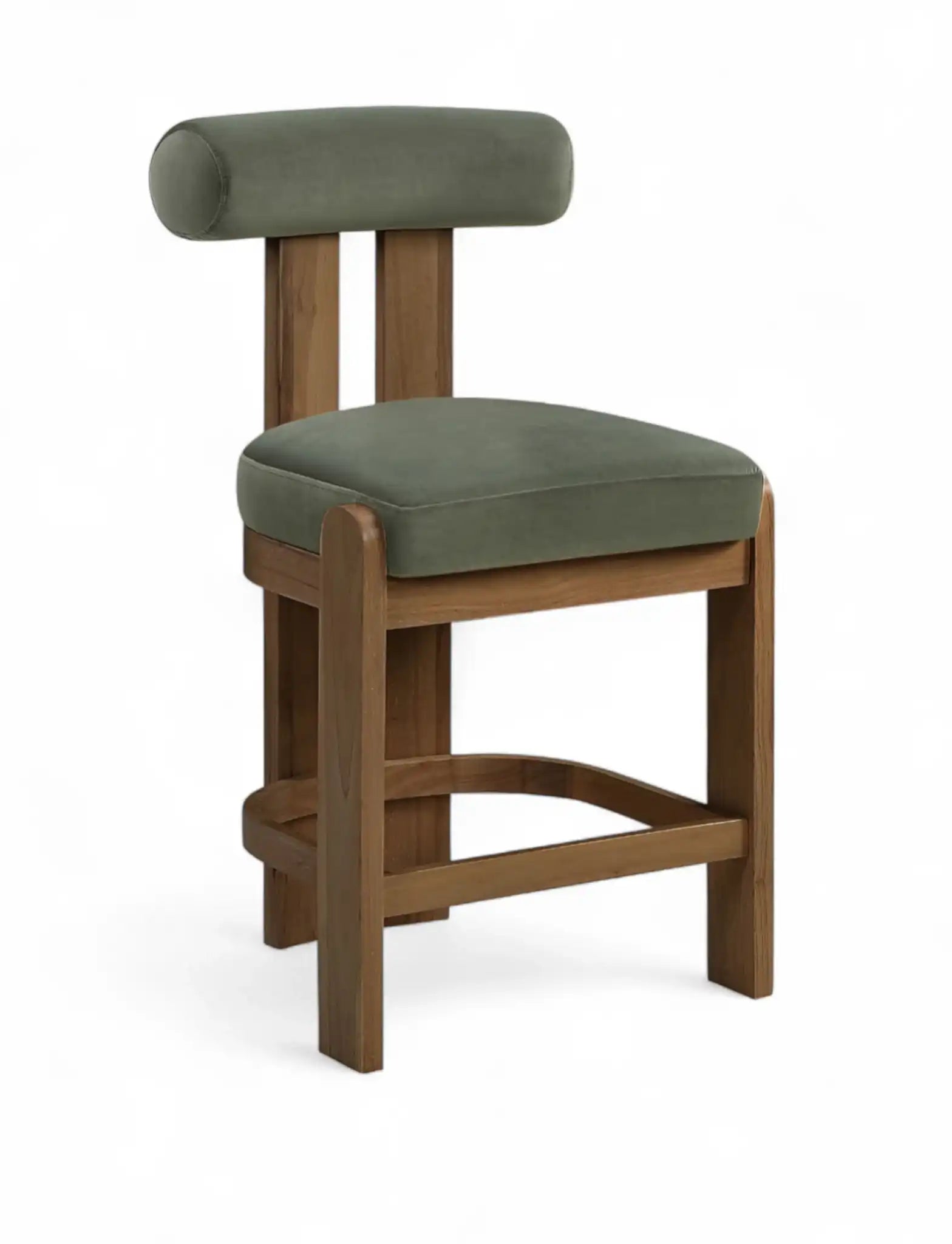 Arienzo - Velvet Upholstered Counter Stool (Set of 2) - Best Buy Furniture