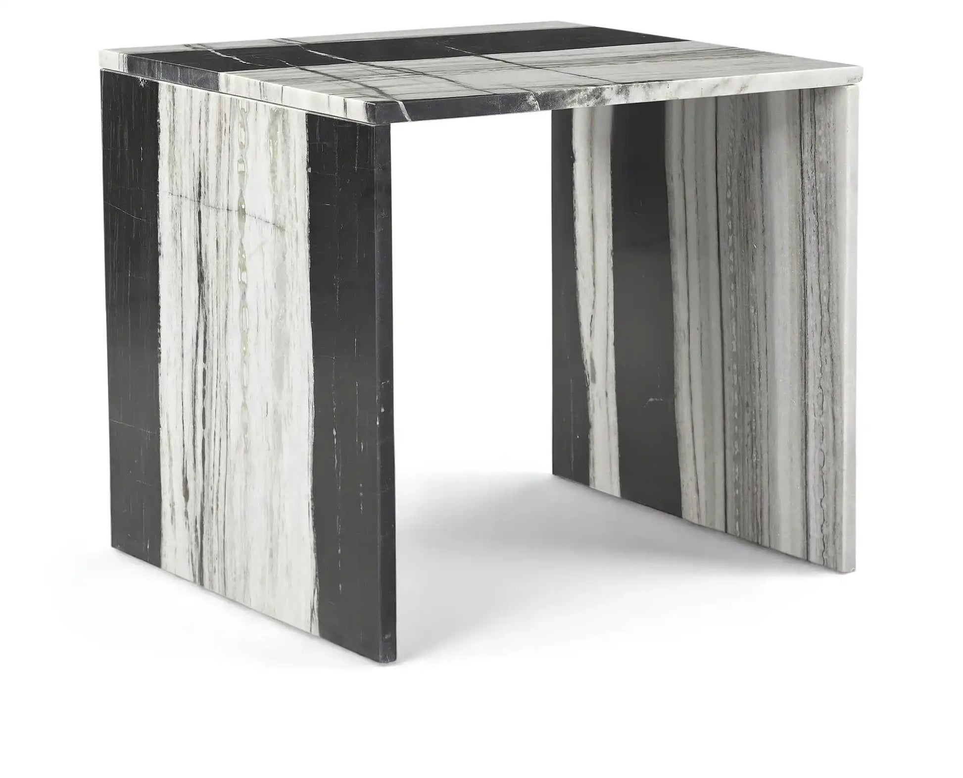 Vernazza - Marble Table - Panda - Best Buy Furniture