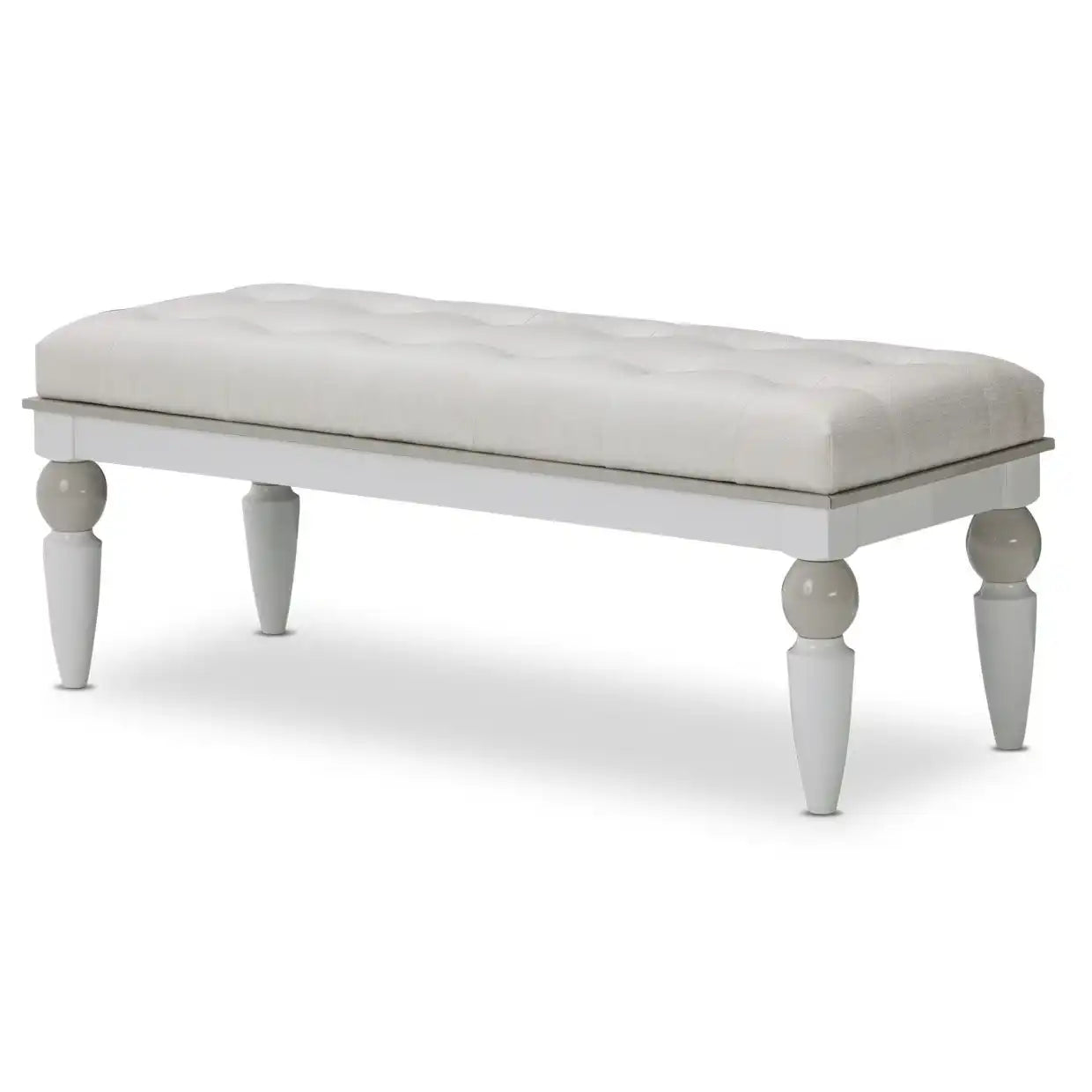 Sky Tower - Bedside Bench - Ice / Cloud White - Best Buy Furniture