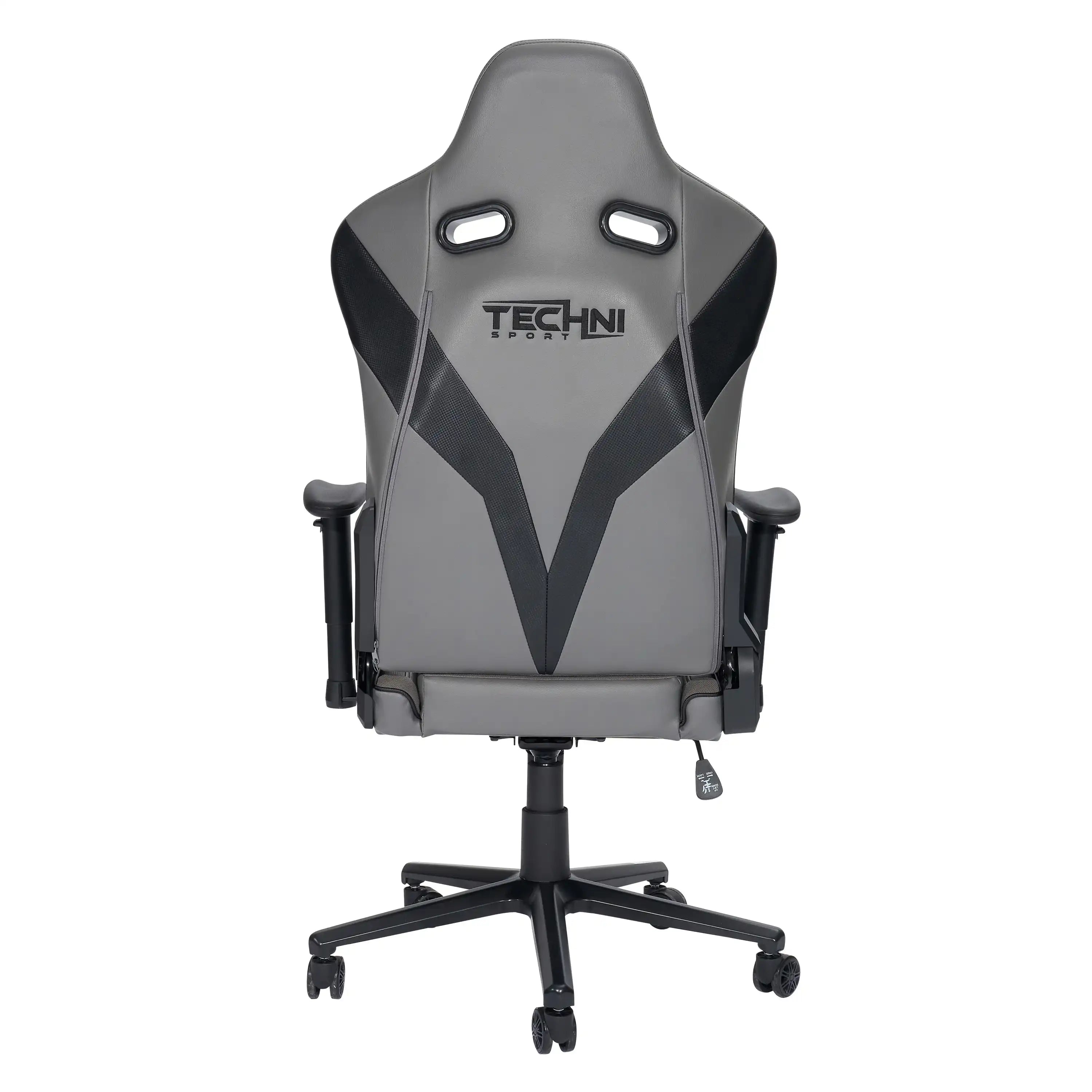 Techni Sport XL Ergonomic Gaming Chair , Grey - Best Buy Furniture