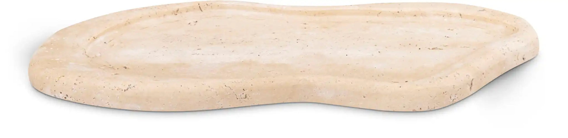 Arezzo - Travertine Tray - Natural - Best Buy Furniture
