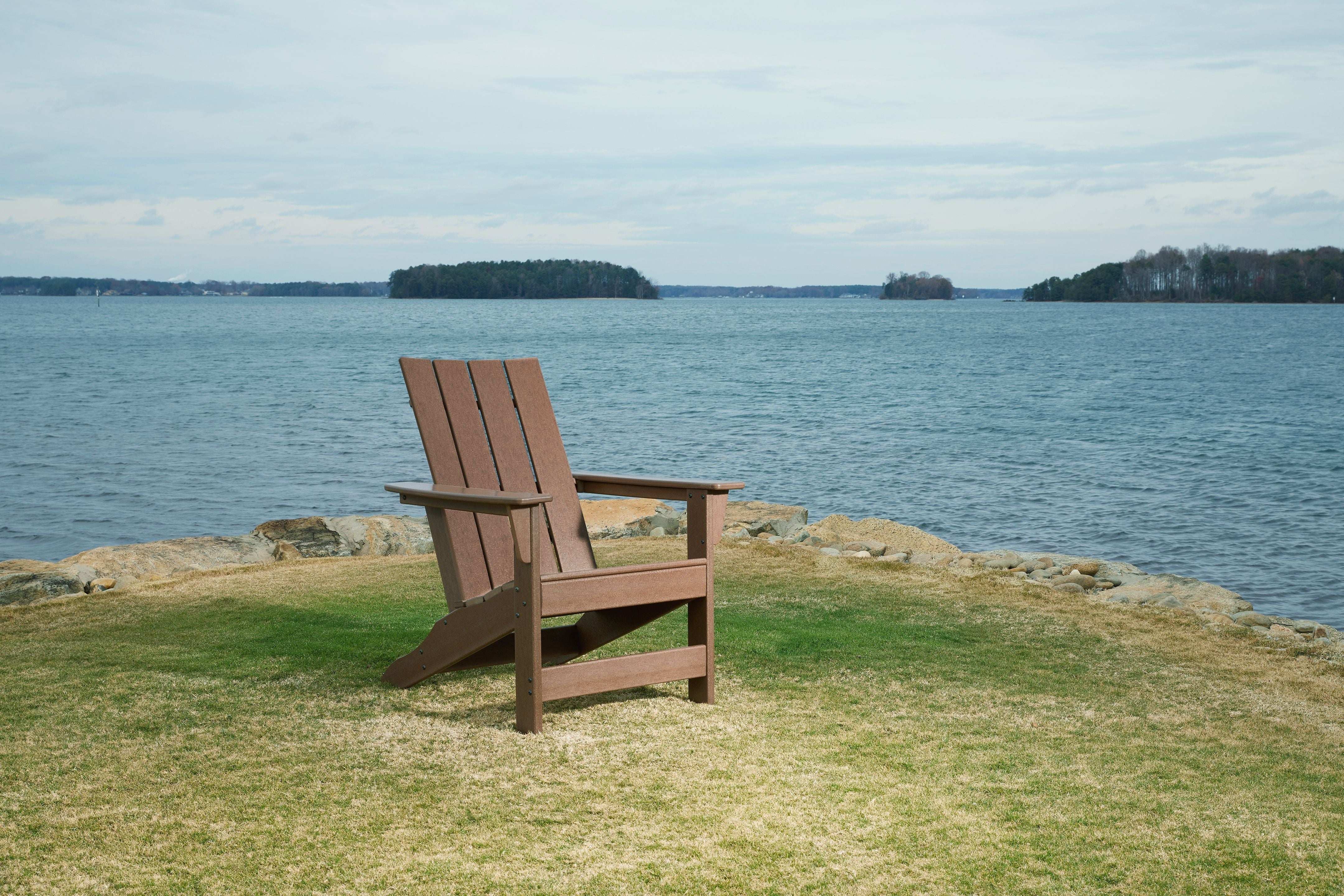 Emmeline - Adirondack Chair - Brown - Best Buy Furniture