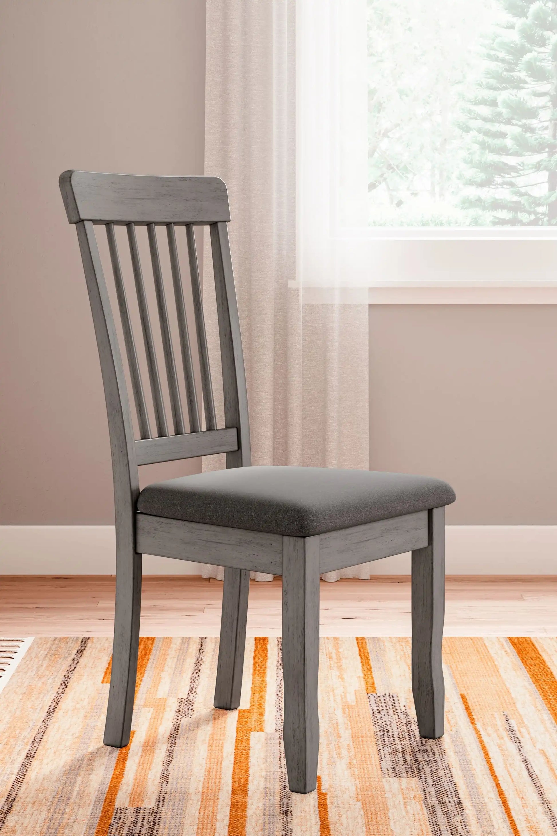Shullden - Dining Room Side Chair (Set of 2) - Gray - Best Buy Furniture