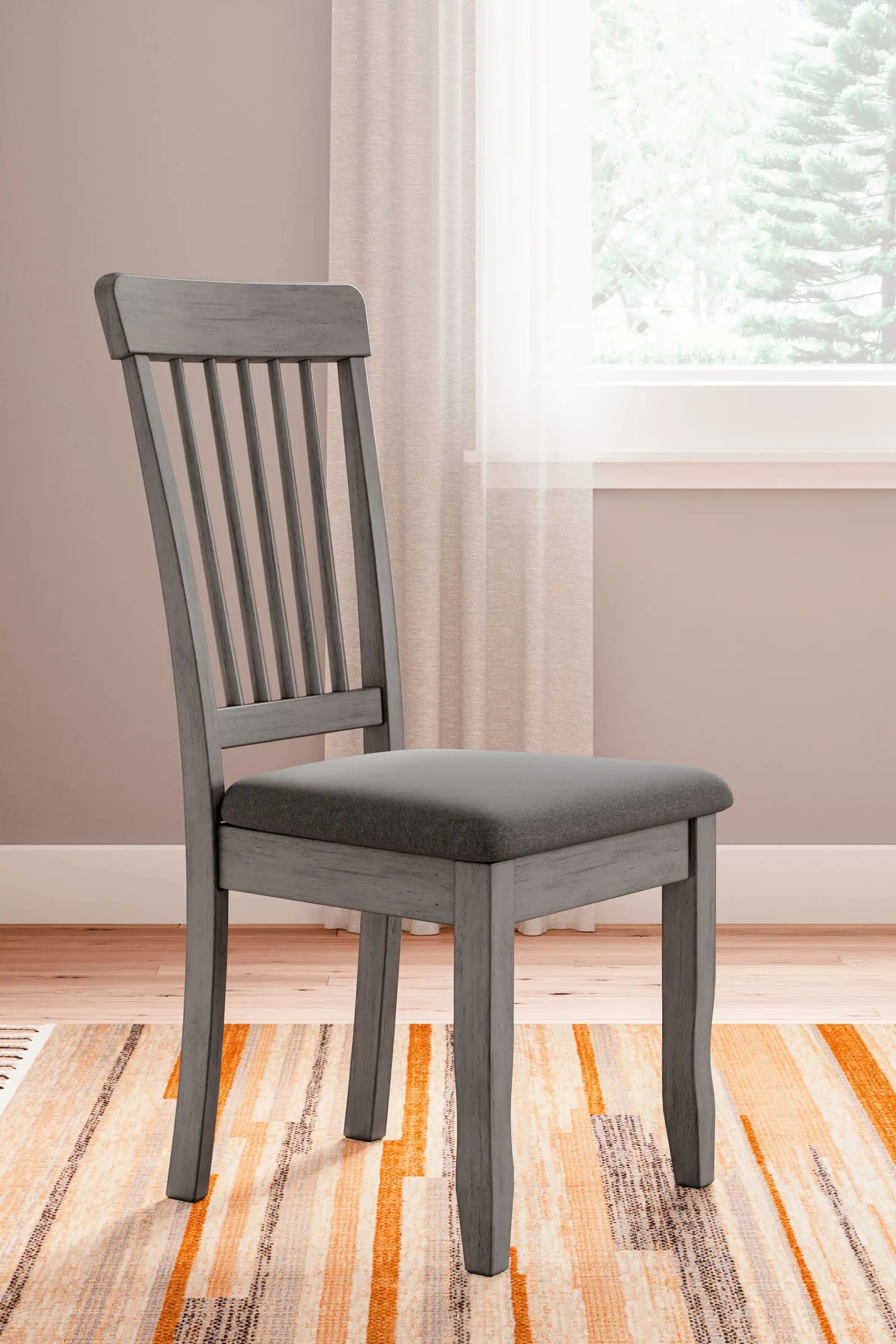 Shullden - Dining Room Side Chair (Set of 2) - Gray - Best Buy Furniture