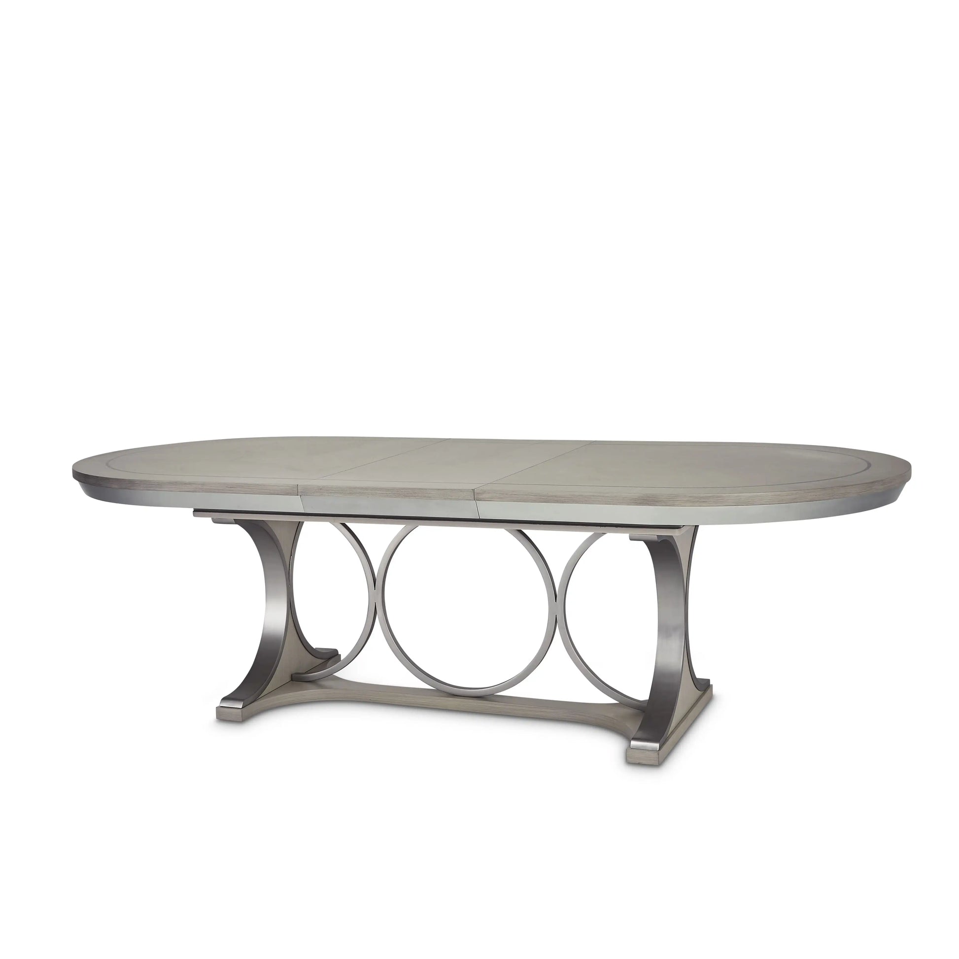 Eclipse - Oval Dining Table - Moonlight Gray - Best Buy Furniture