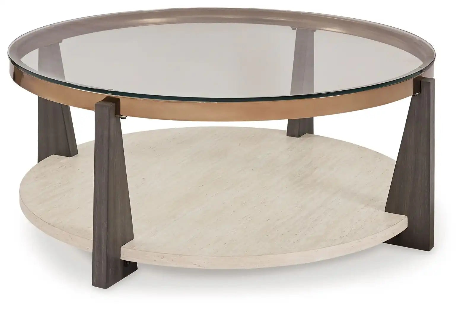 Frazwa - Round Cocktail Table - Multi - Best Buy Furniture