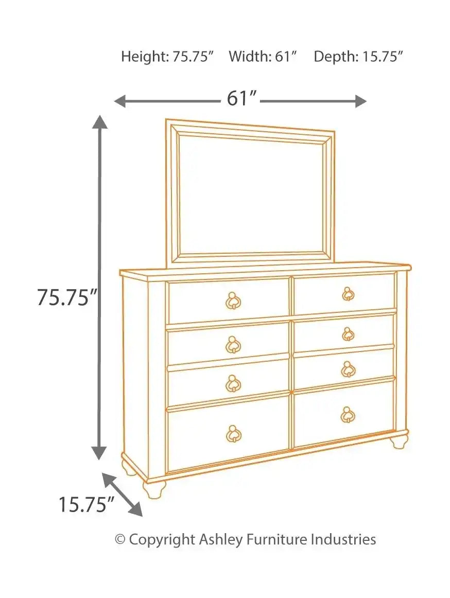 Willowton - Sleigh Bedroom Set - Best Buy Furniture