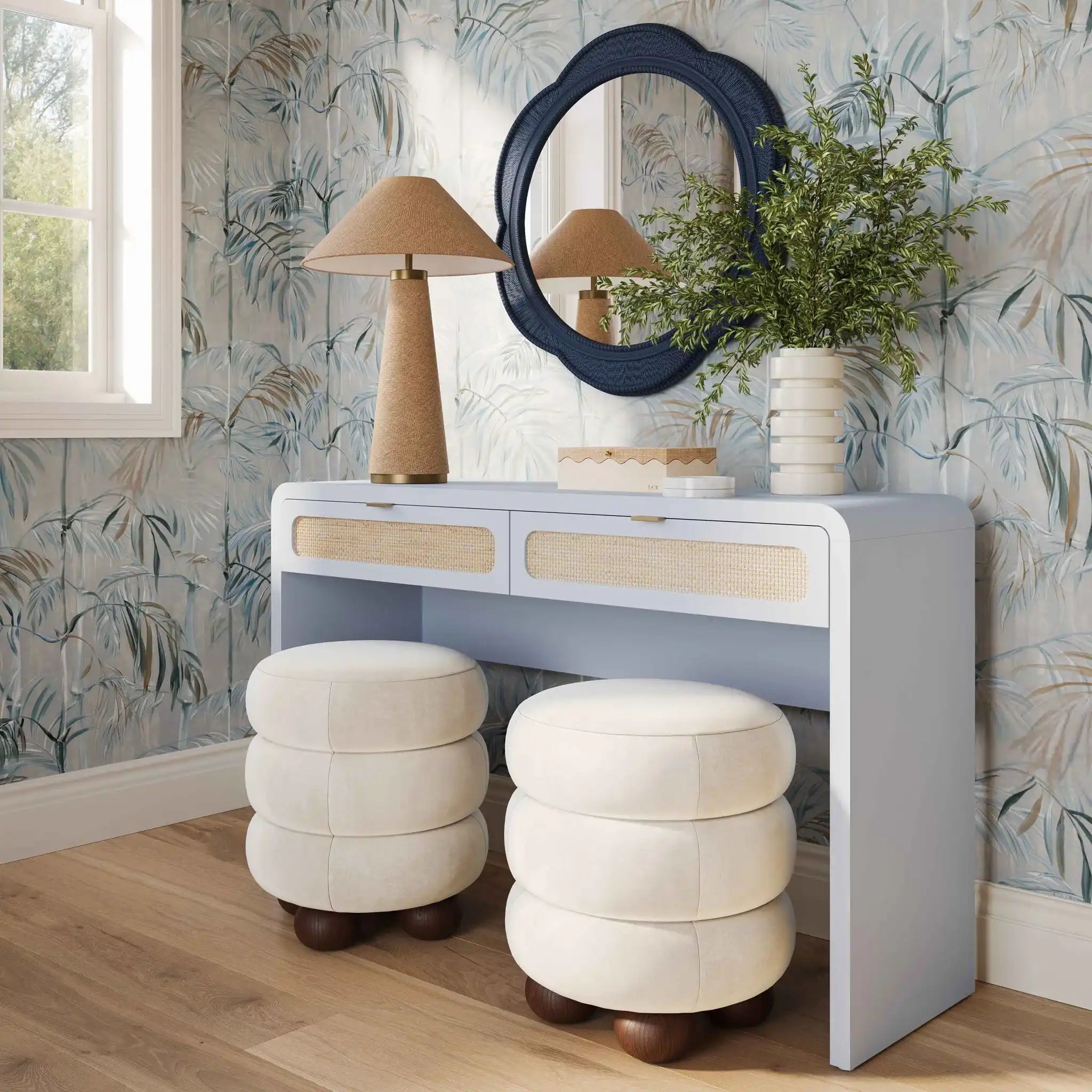 Patty - Rattan Console Desk