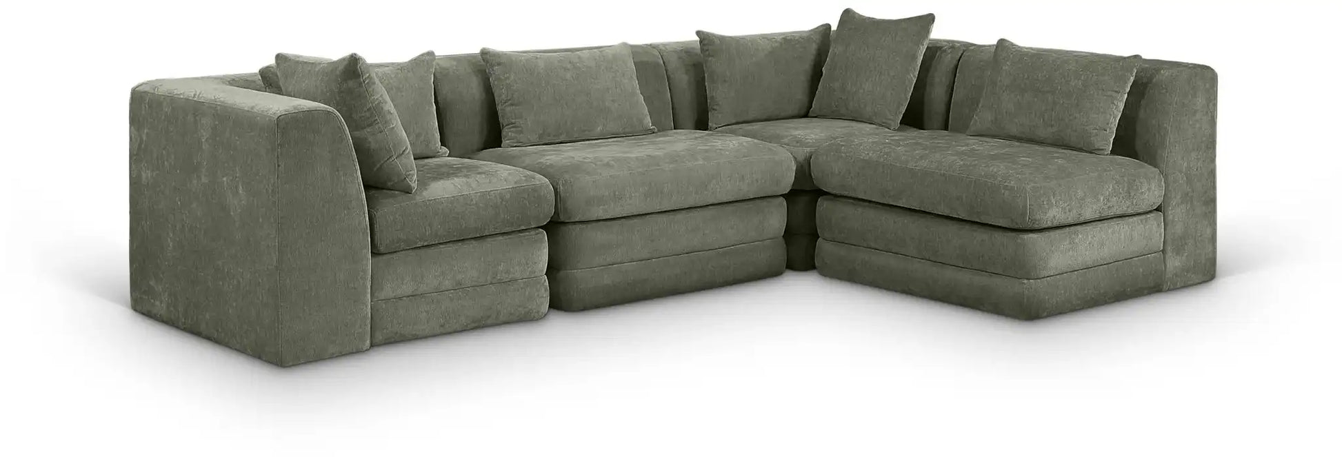 Stellar - 4 Piece Upholstered Modular Sectional - Best Buy Furniture