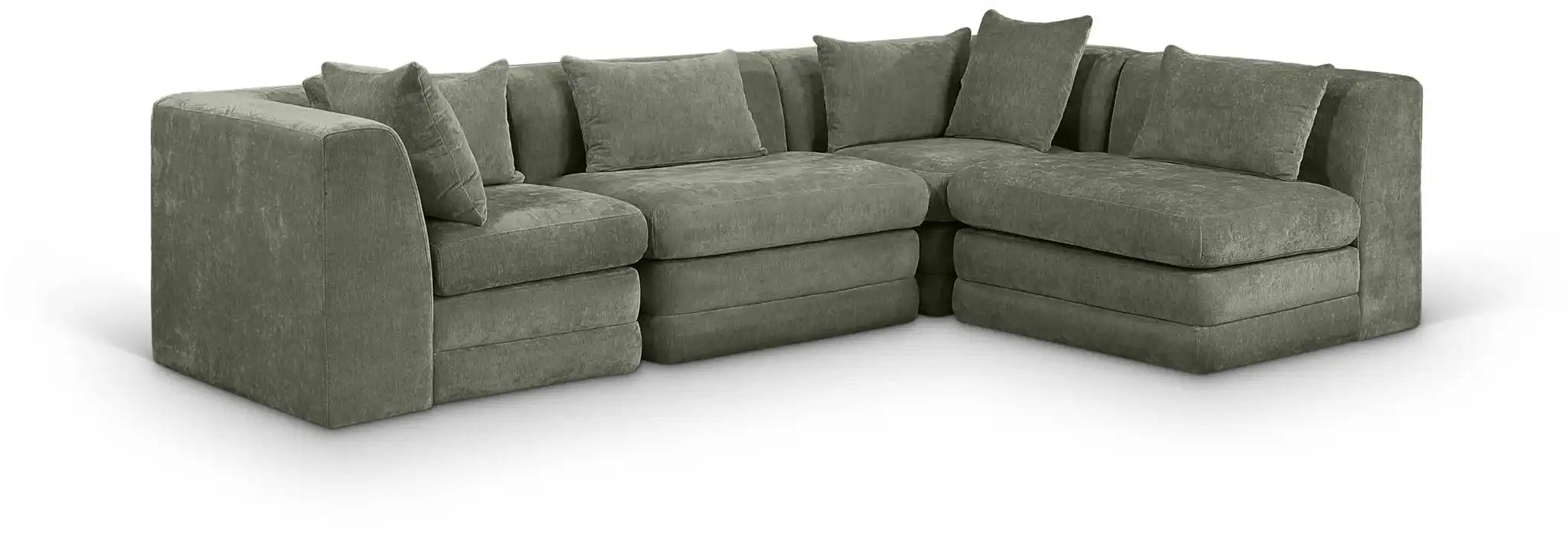 Stellar - 4 Piece Upholstered Modular Sectional - Best Buy Furniture