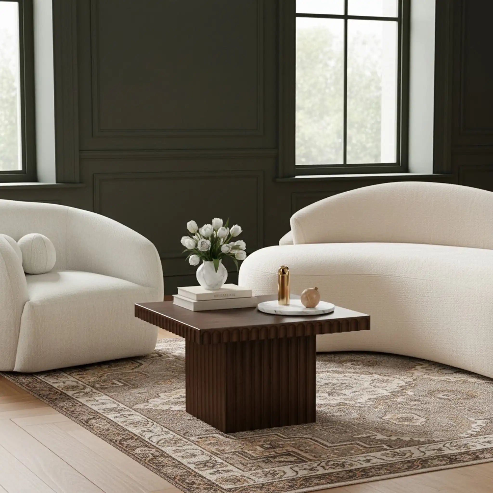 Spencer - 15" Oak Veneer Coffee Table