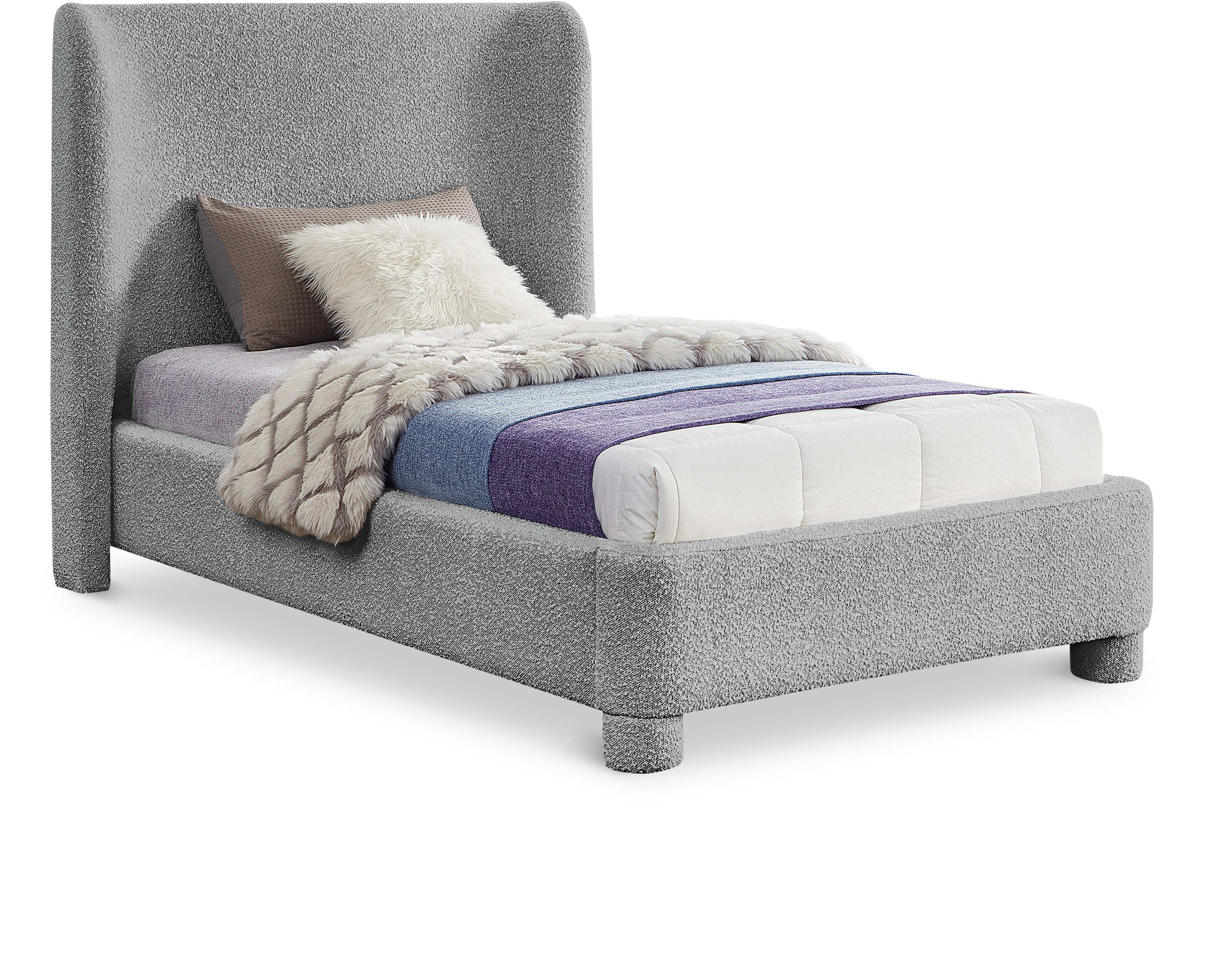 Penny - Boucle Fabric Bed - Best Buy Furniture