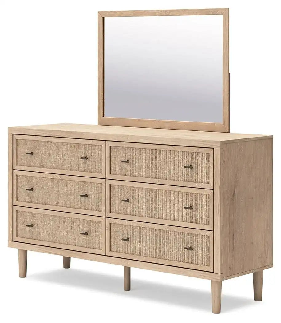 Cielden - Dresser And Mirror - Two-Tone - Best Buy Furniture