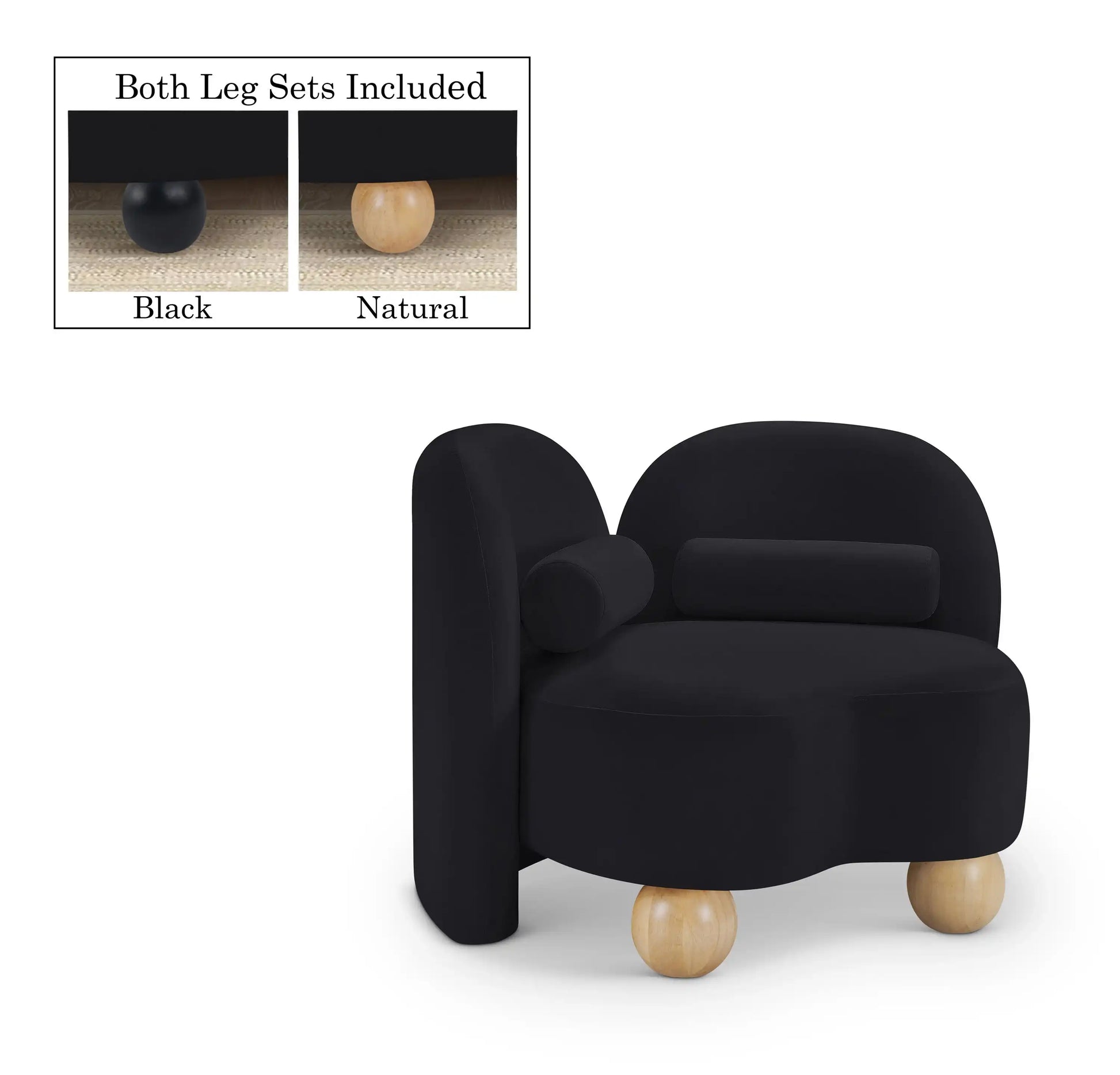 Daphne - Velvet Chair - Best Buy Furniture