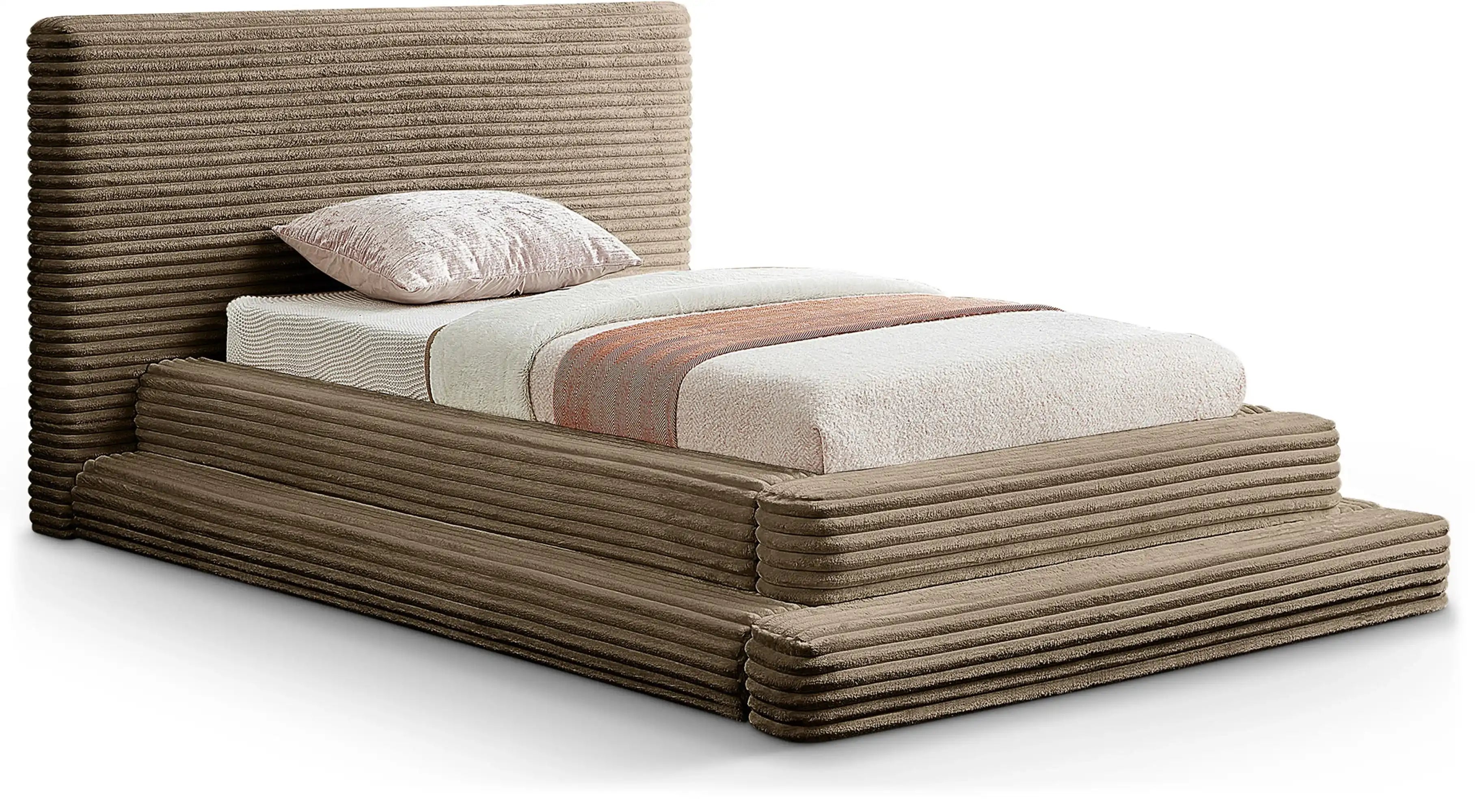 Drew - Fabric Upholstered Bed - Best Buy Furniture