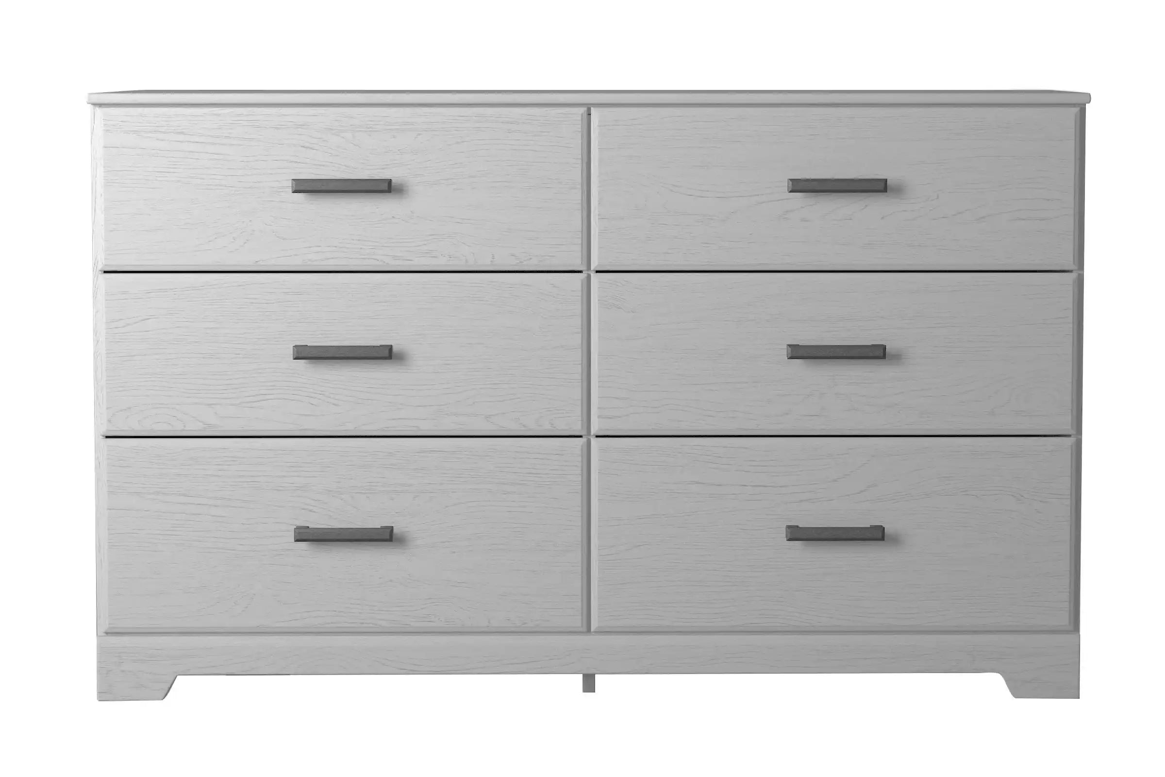 Stelsie - Six Drawer Dresser - White - Best Buy Furniture
