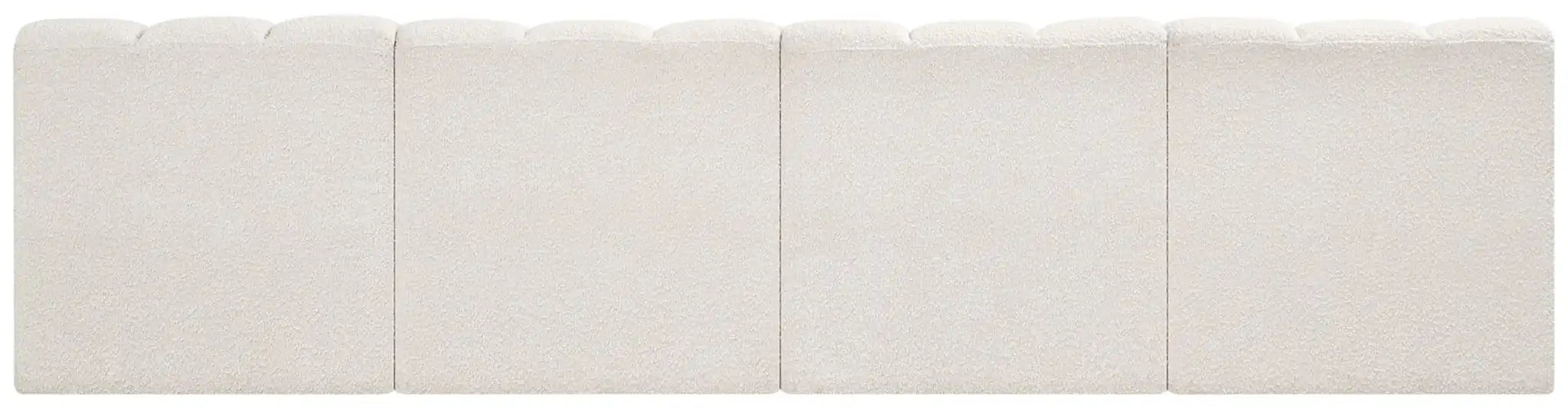 Arc - Boucle Fabric 4 Seats Modular Sofa