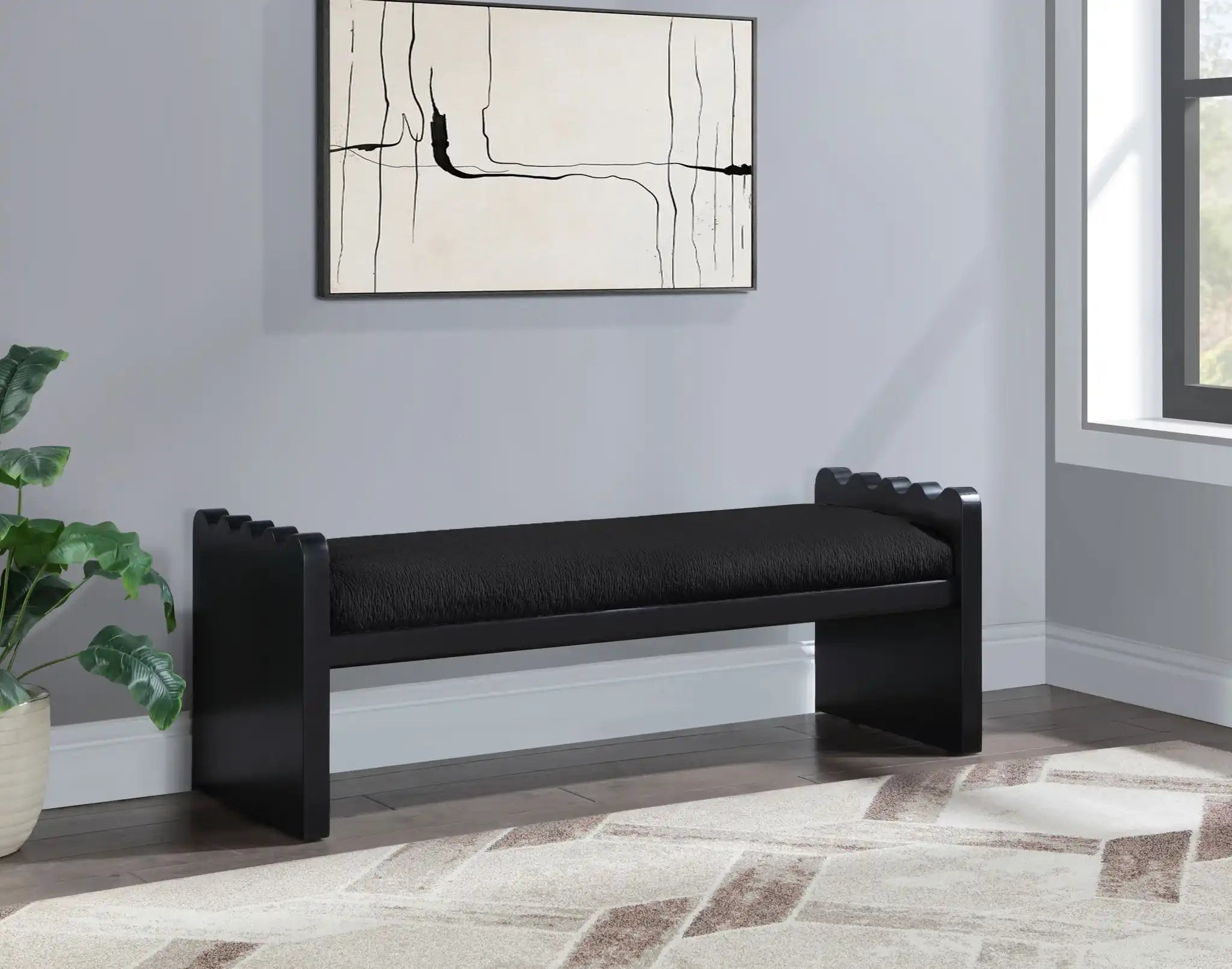 Sonia - Bench With Black Base