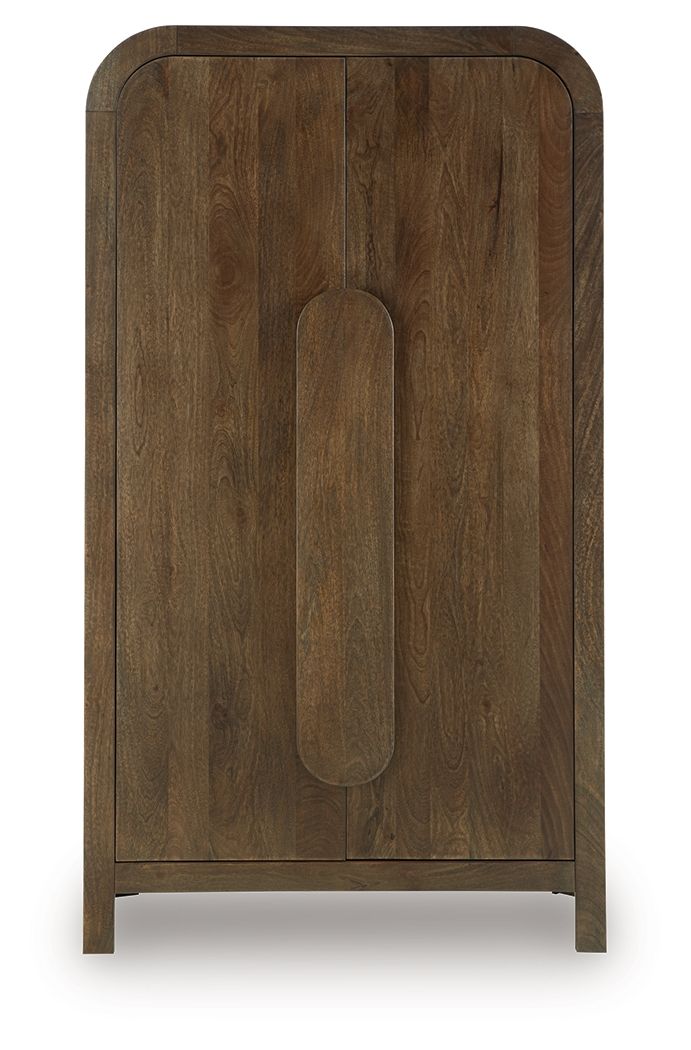 Thoren - Accent Cabinet - Medium Brown - Best Buy Furniture