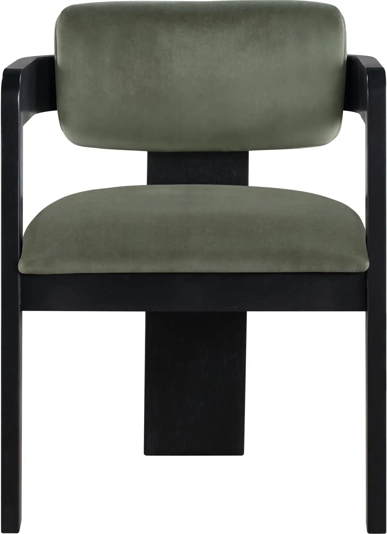 Sacha - Velvet Dining Chair With Black Base (Set of 2)