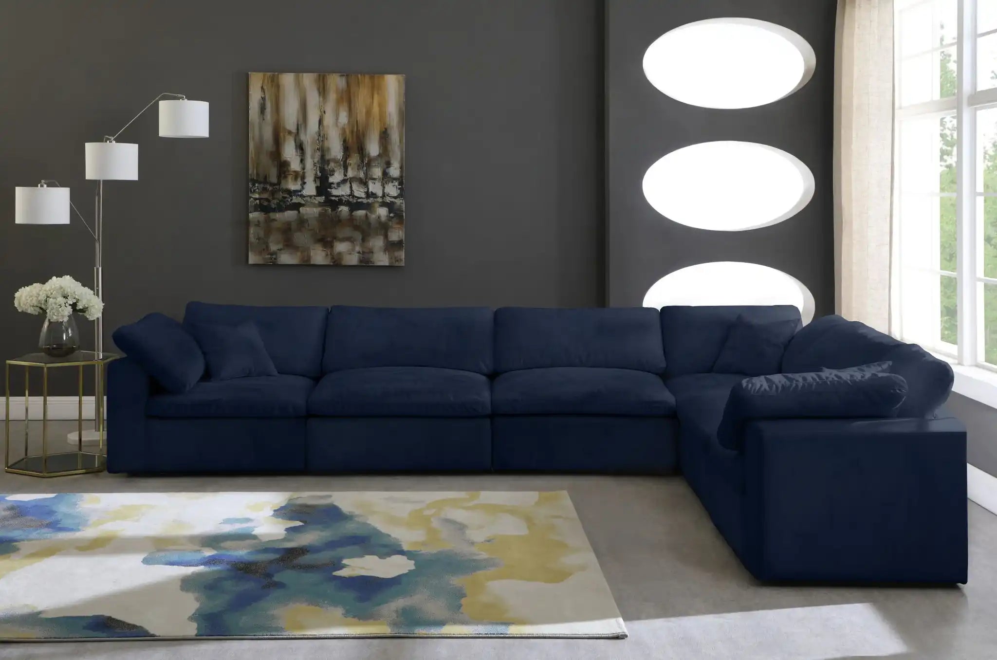 Cozy - 6 Piece Modular Corner Sectional