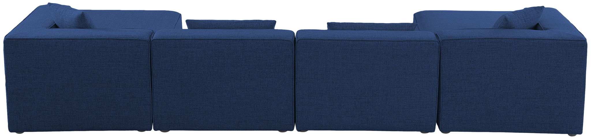 Cube - Linen 6 Piece Modular Double Chaise Sectional
