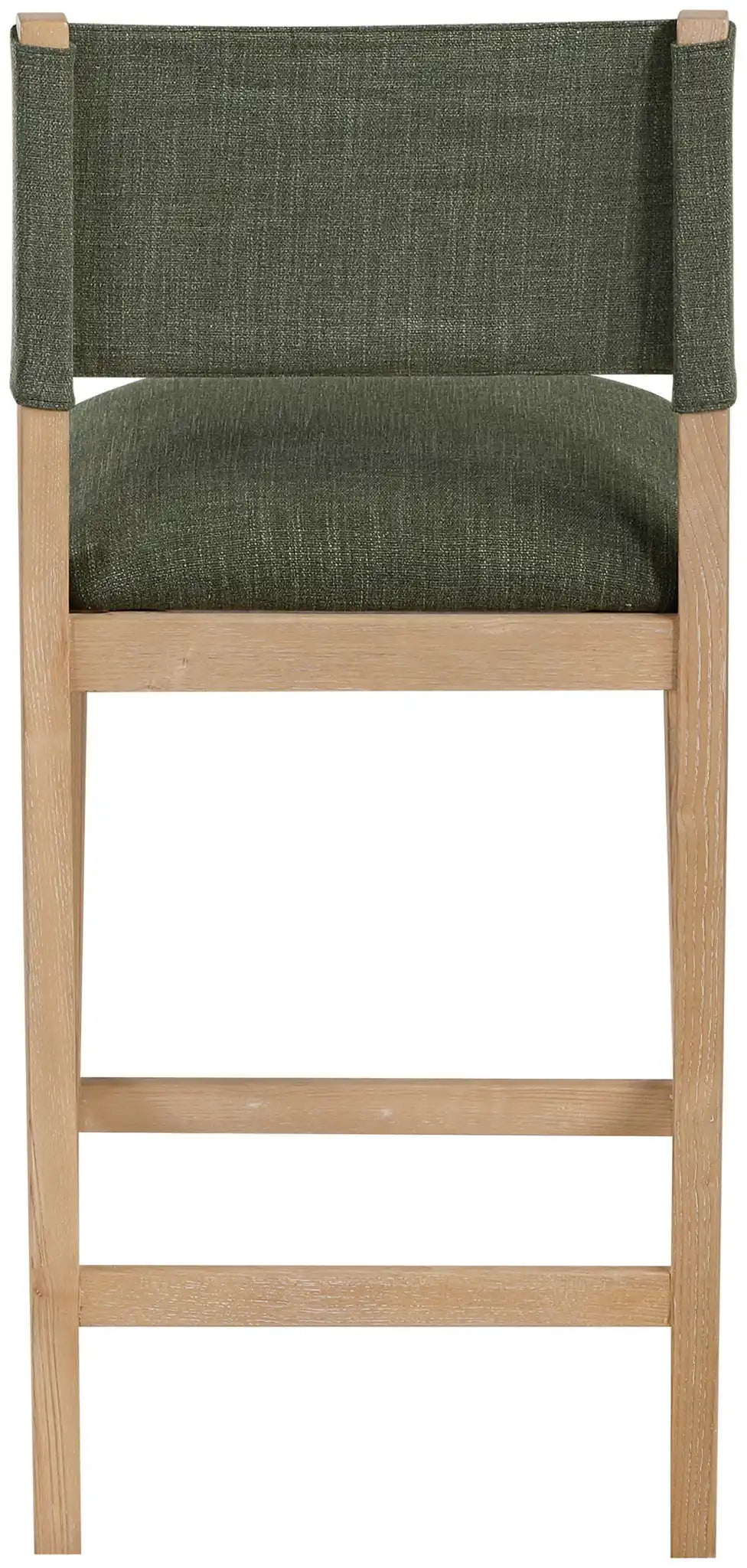 Avon - Linen Textured Performance Fabric Upholstered Counter Stool