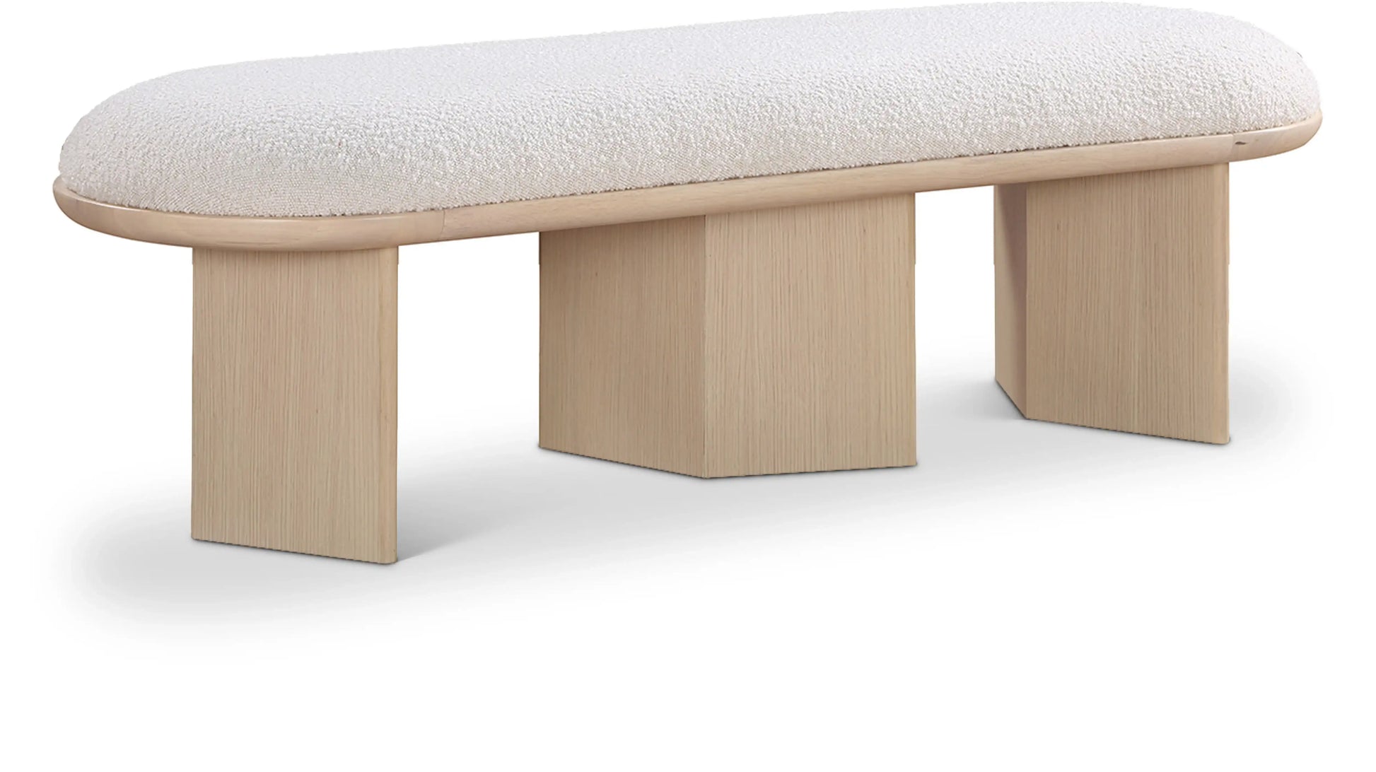 Wilshire - Bench With Natural Base - Best Buy Furniture