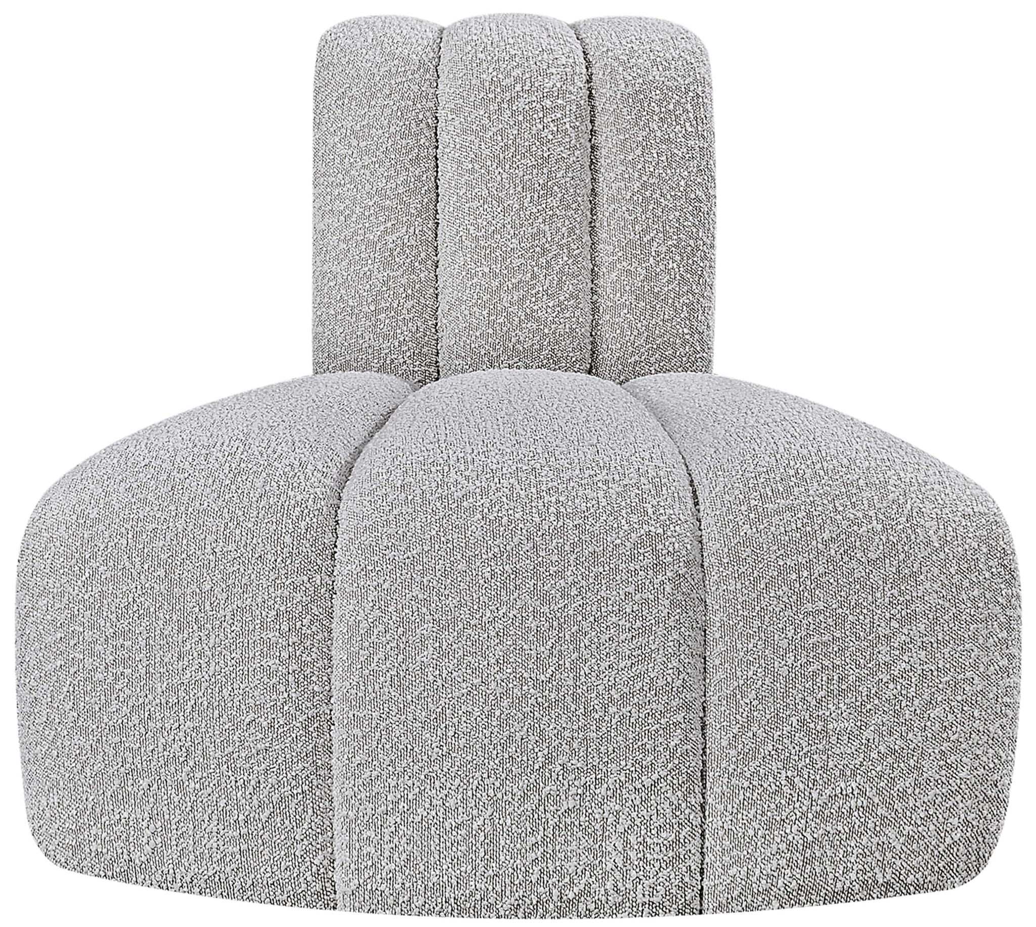 Arc - Boucle Fabric Reverse Corner