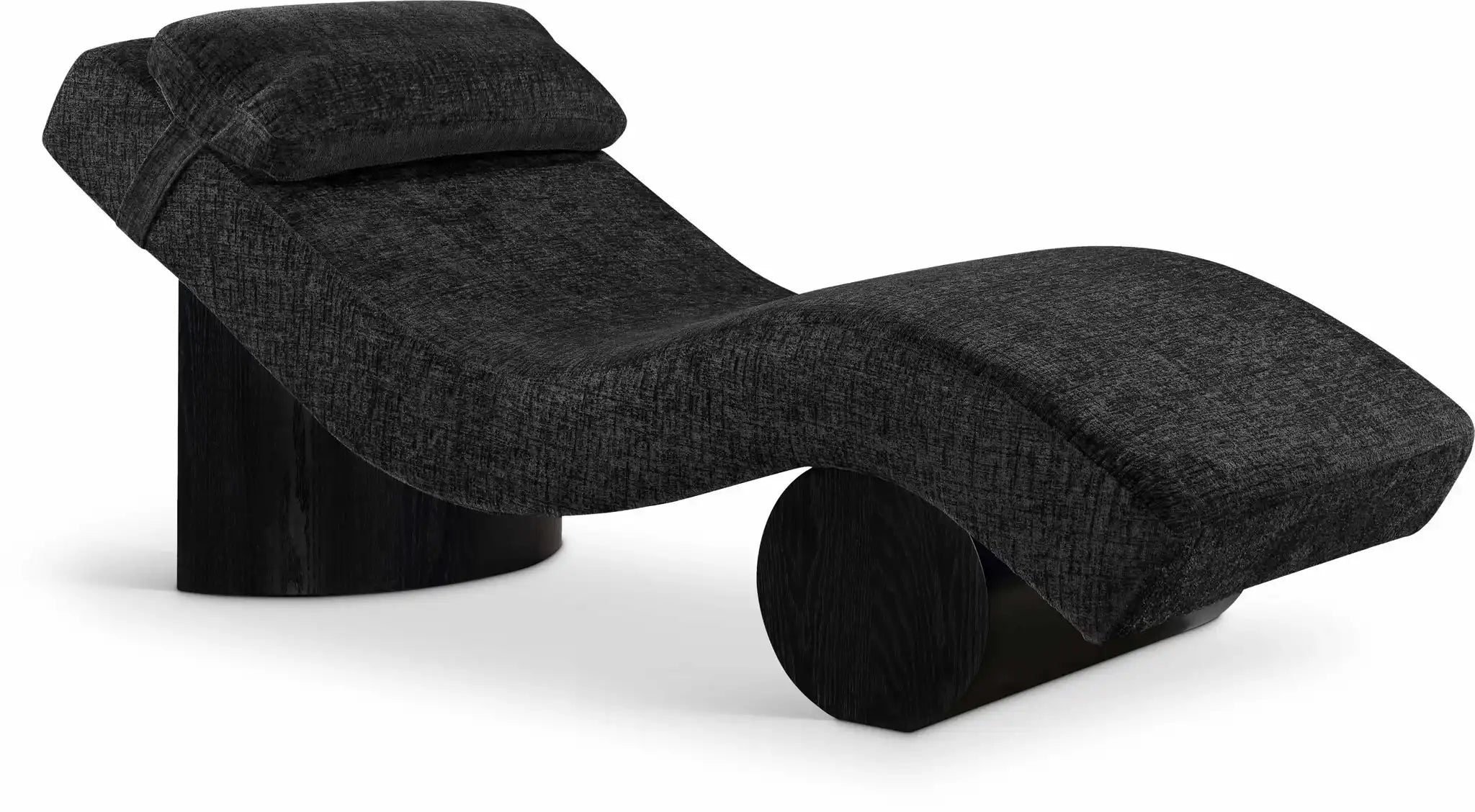 Marcella - Chaise Lounge - Black Base - Best Buy Furniture