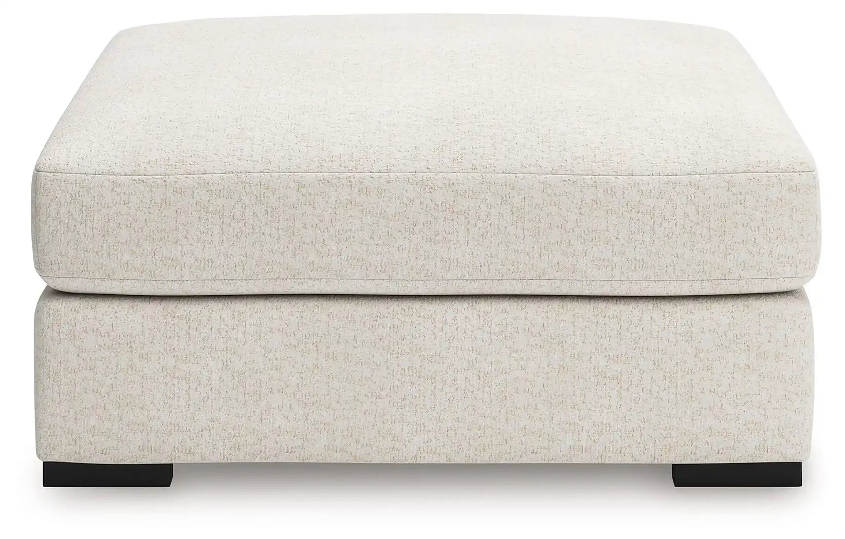 Donelson Creek - Oversized Accent Ottoman - Vanilla - Best Buy Furniture
