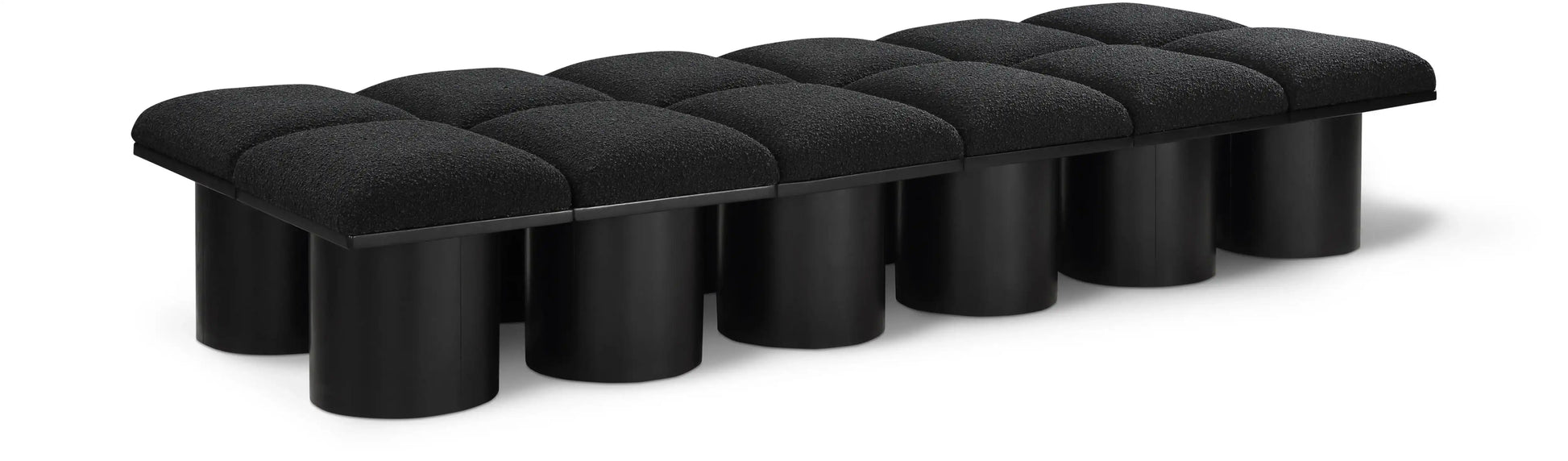 Pavilion - 12 Piece Modular Bench With Black Base - Best Buy Furniture