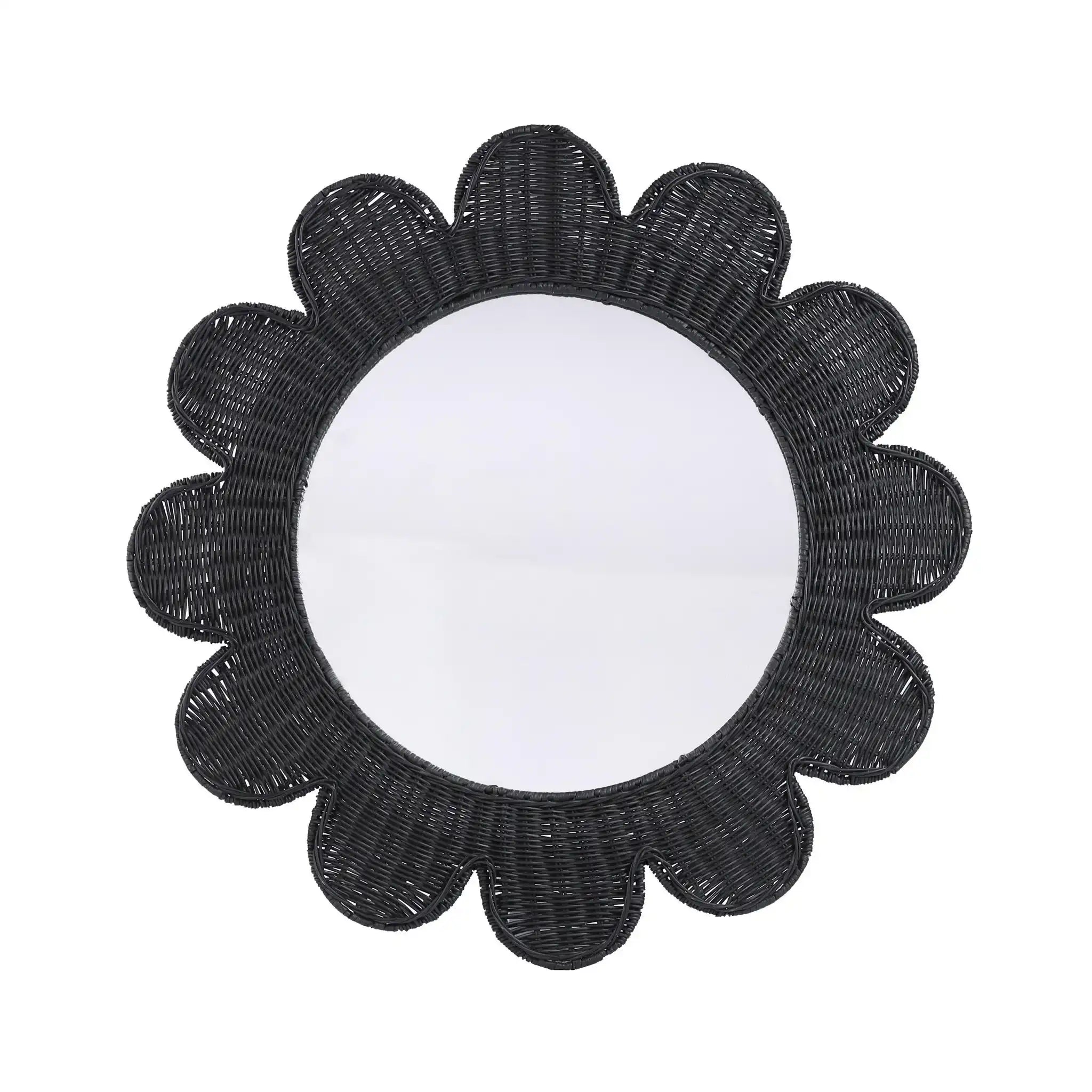 Coralie - Rattan Round Mirror - Best Buy Furniture