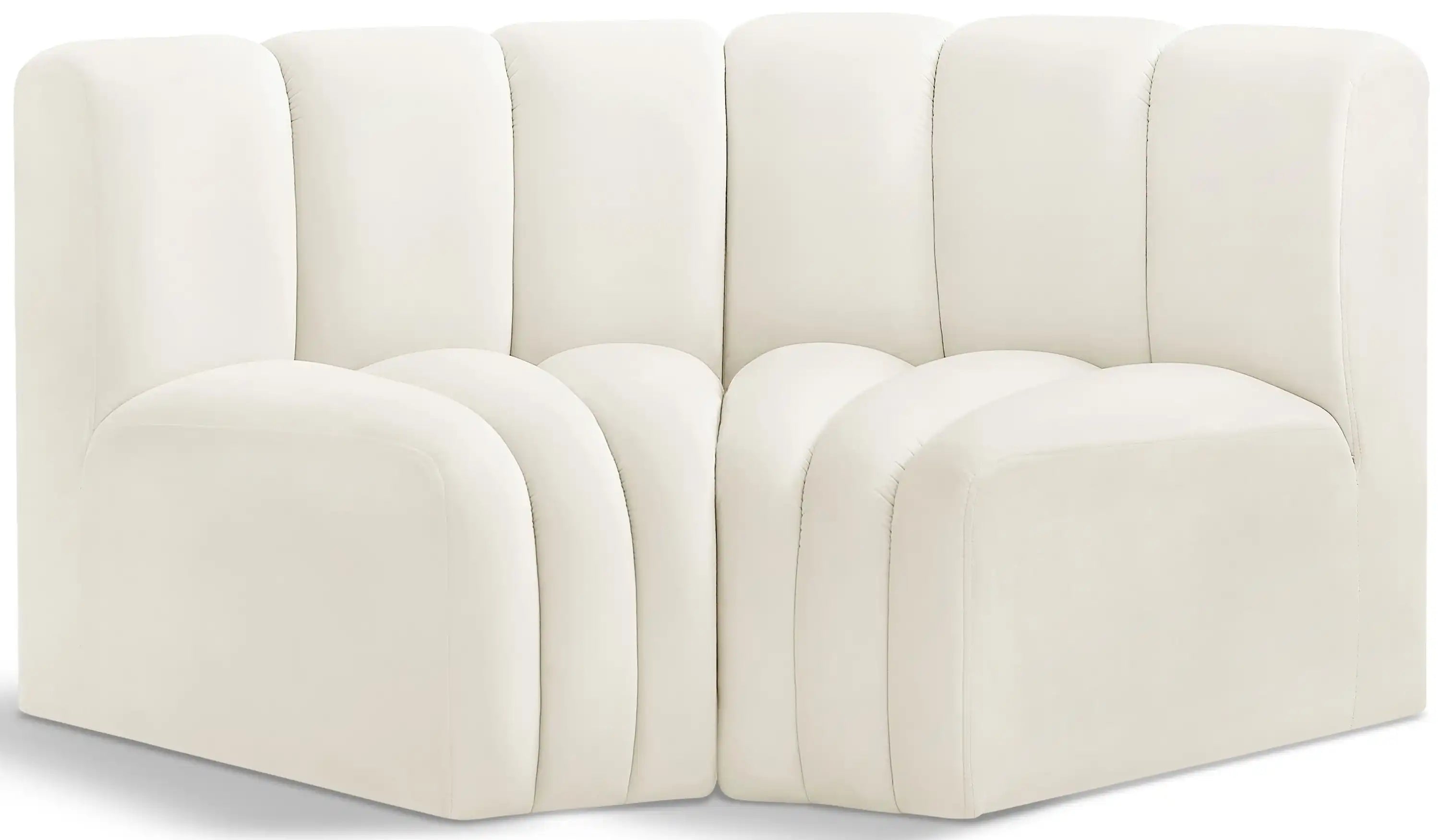 Arc - Velvet 2 Piece Modular Sofa - Best Buy Furniture
