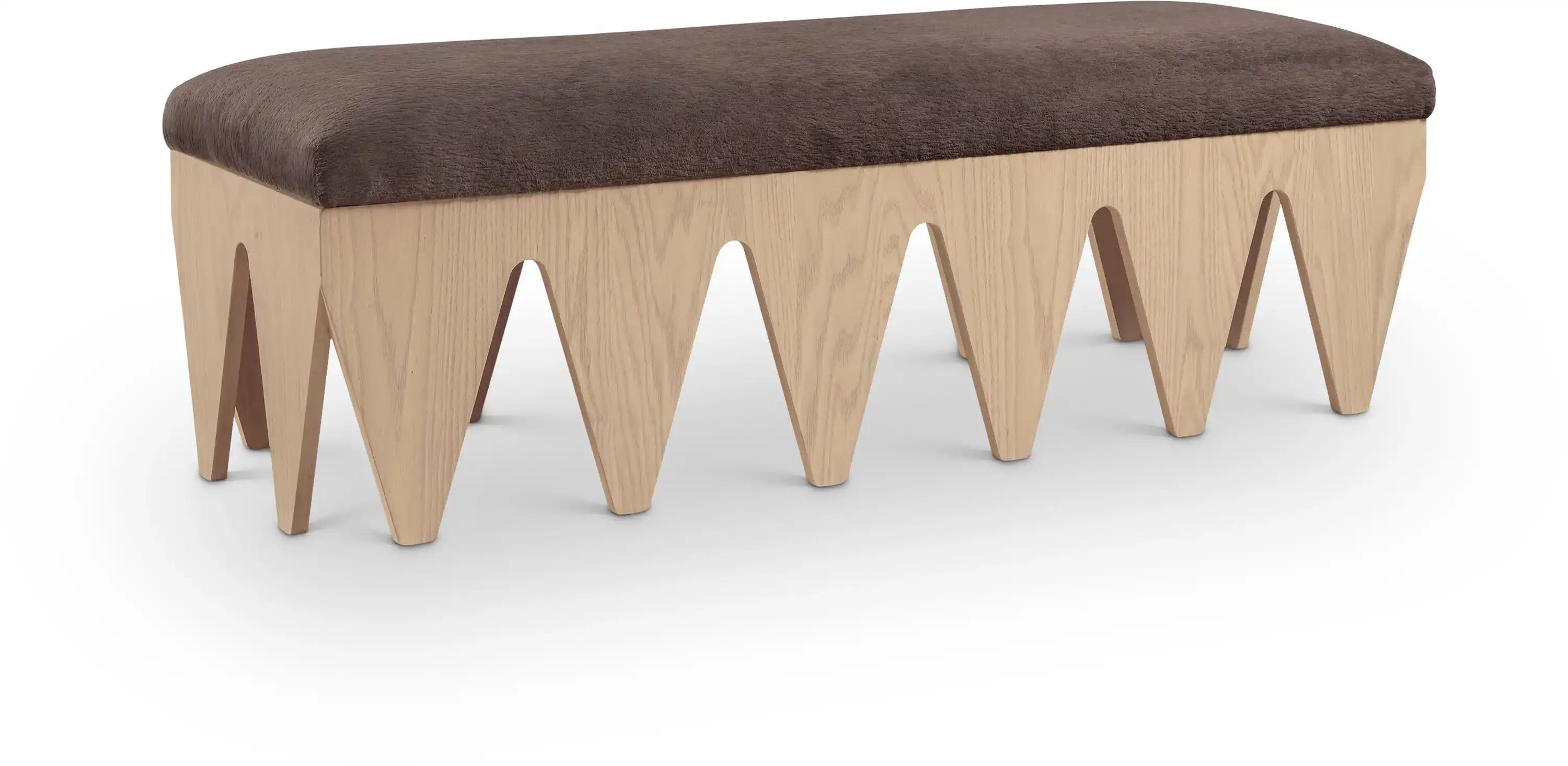 Altair - Bench - Light Brown Base - Best Buy Furniture