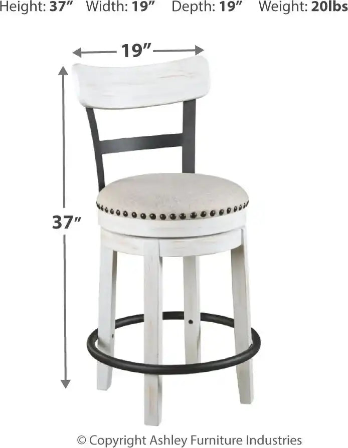 Valebeck - Counter Height Table Set - Best Buy Furniture