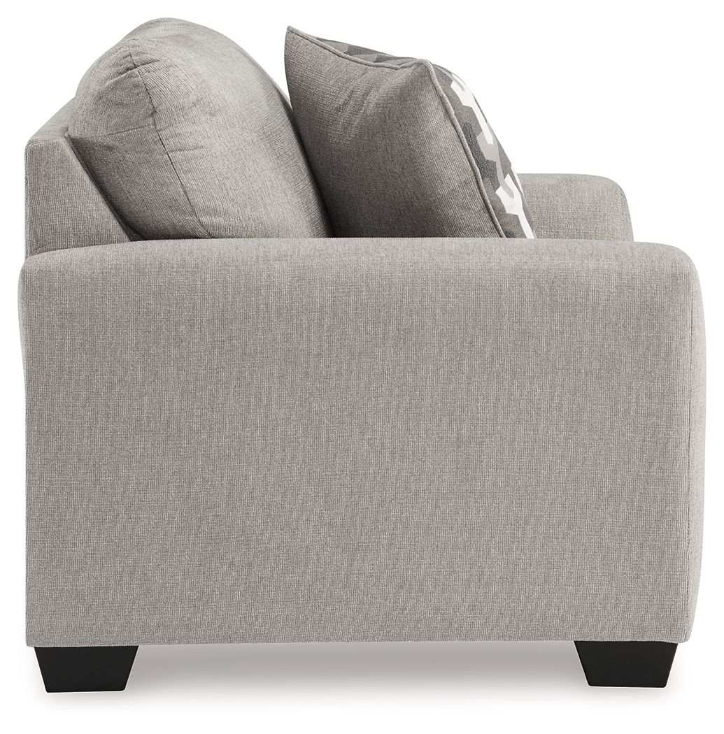 Avenal Park - Chair And A Half - Flannel - Best Buy Furniture