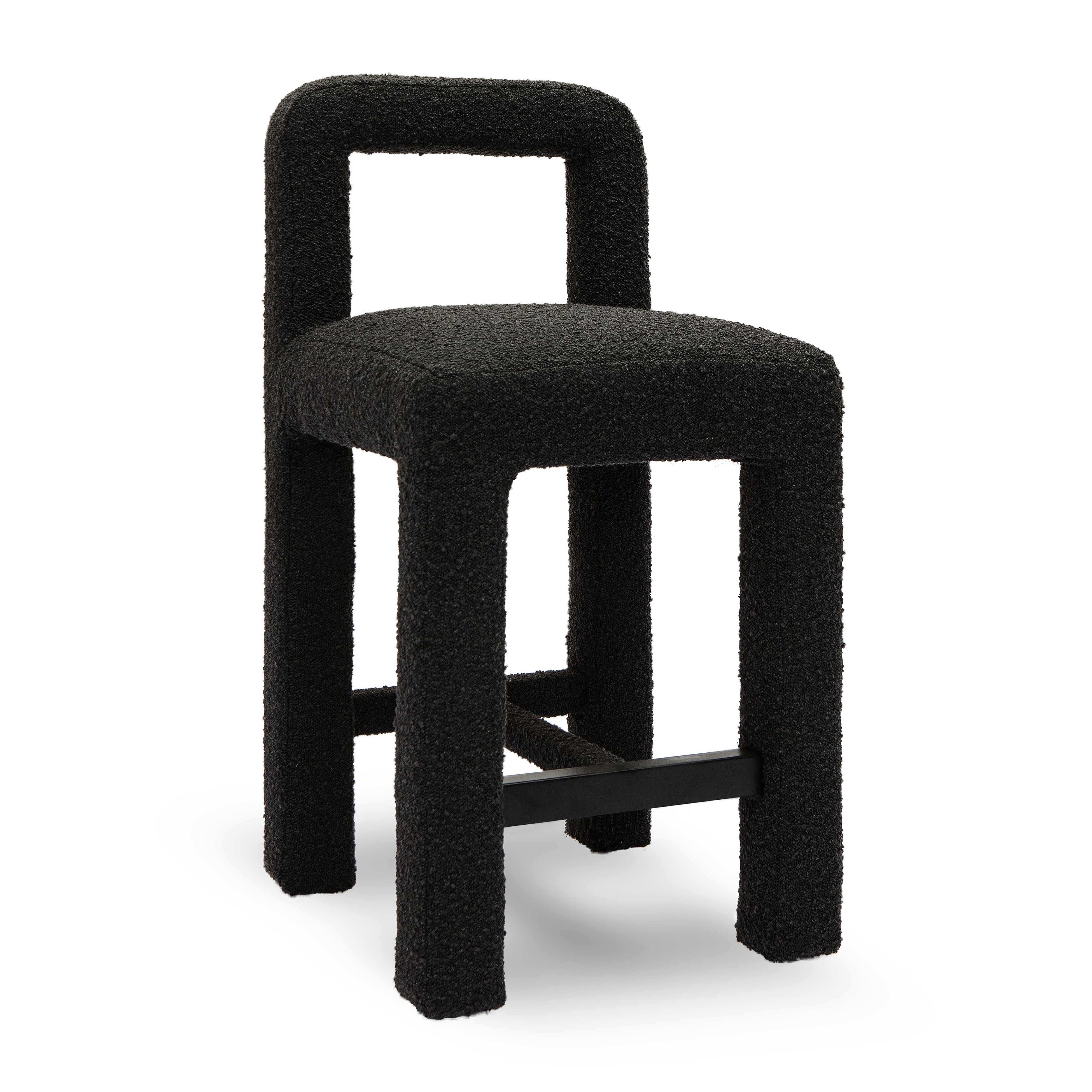Hazel - Boucle Counter Stool - Best Buy Furniture