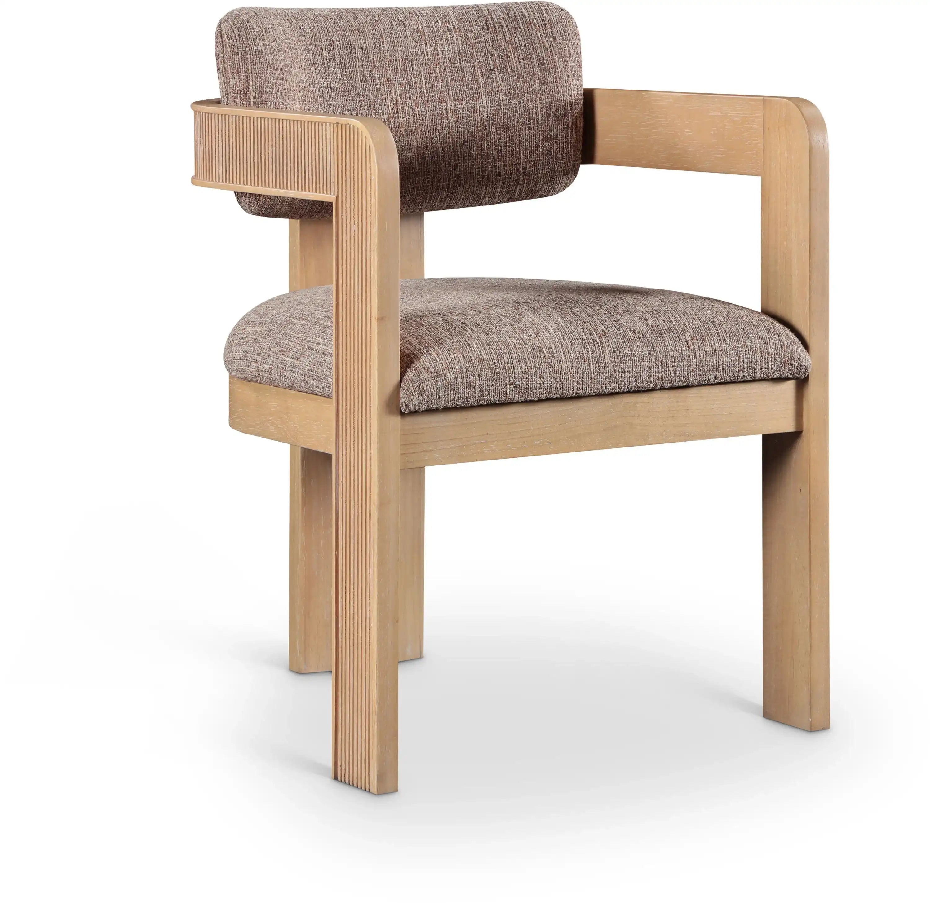 Sacha - Linen Dining Chair With Natural Base (Set of 2) - Best Buy Furniture