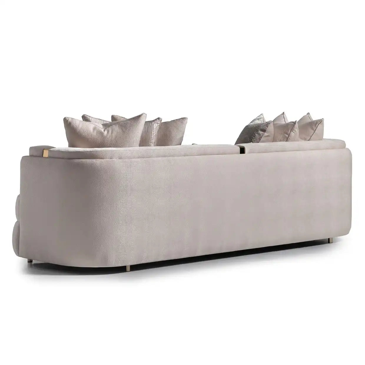 Carmela - Mansion Sofa - Almond/Gold - Best Buy Furniture