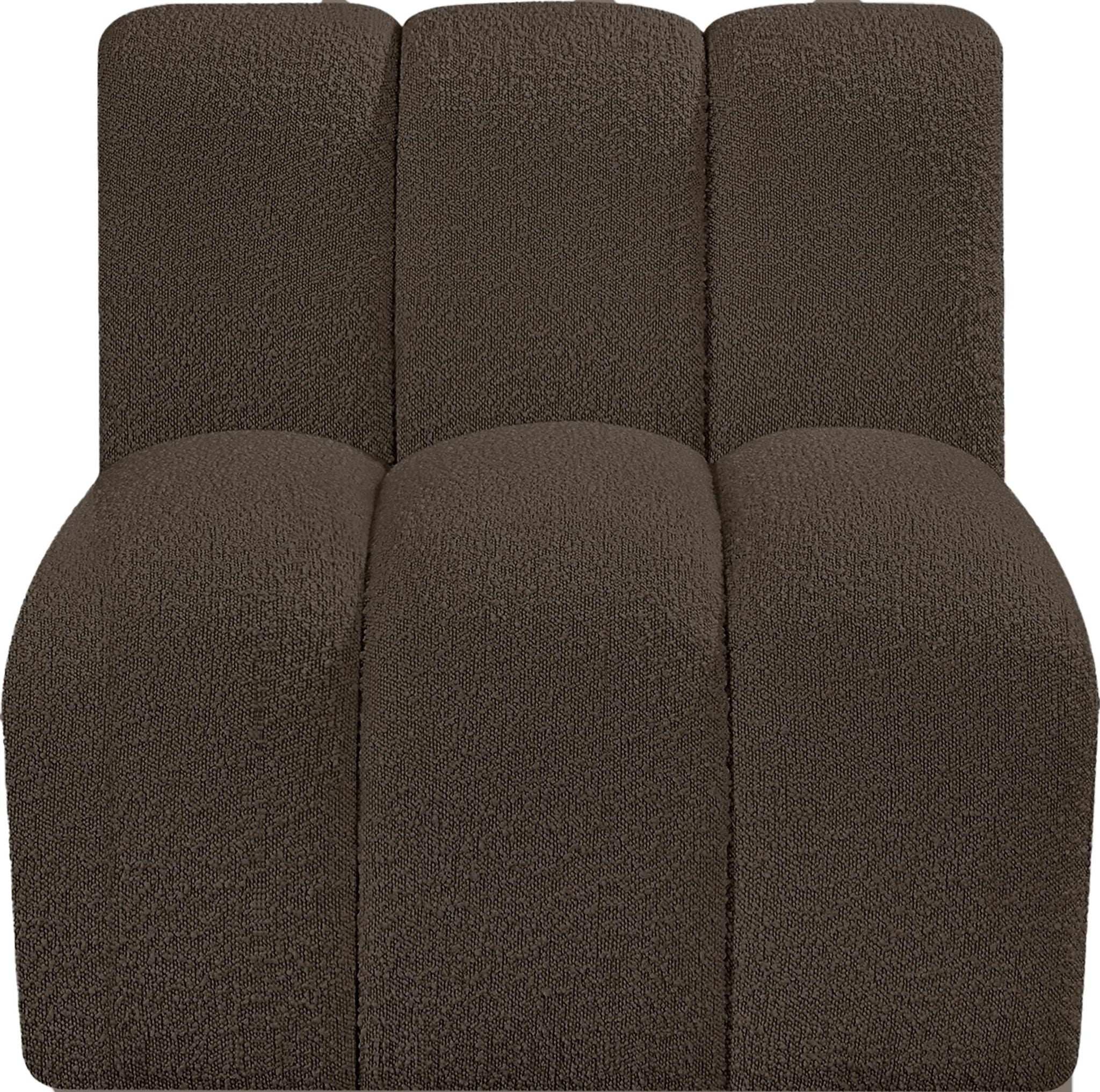 Arc - Boucle Fabric Straight Chair