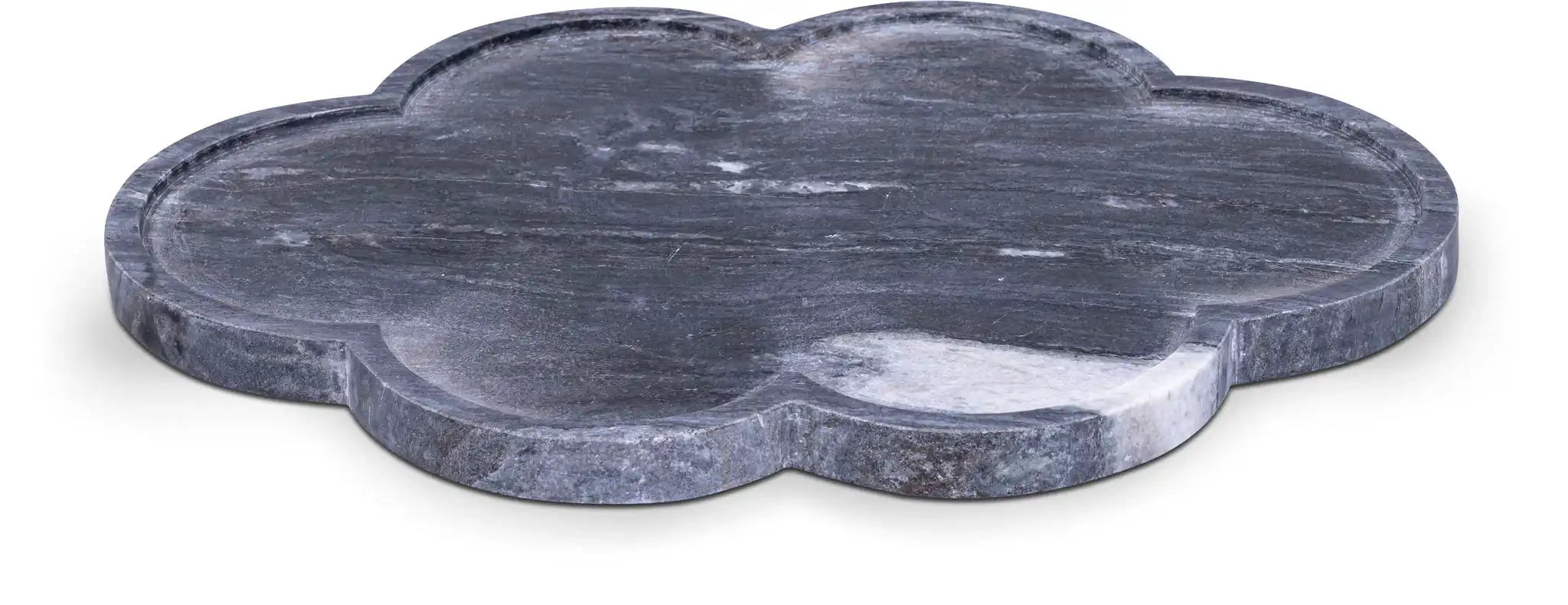 Rimini - Marble Clover Shaped Tray - Best Buy Furniture