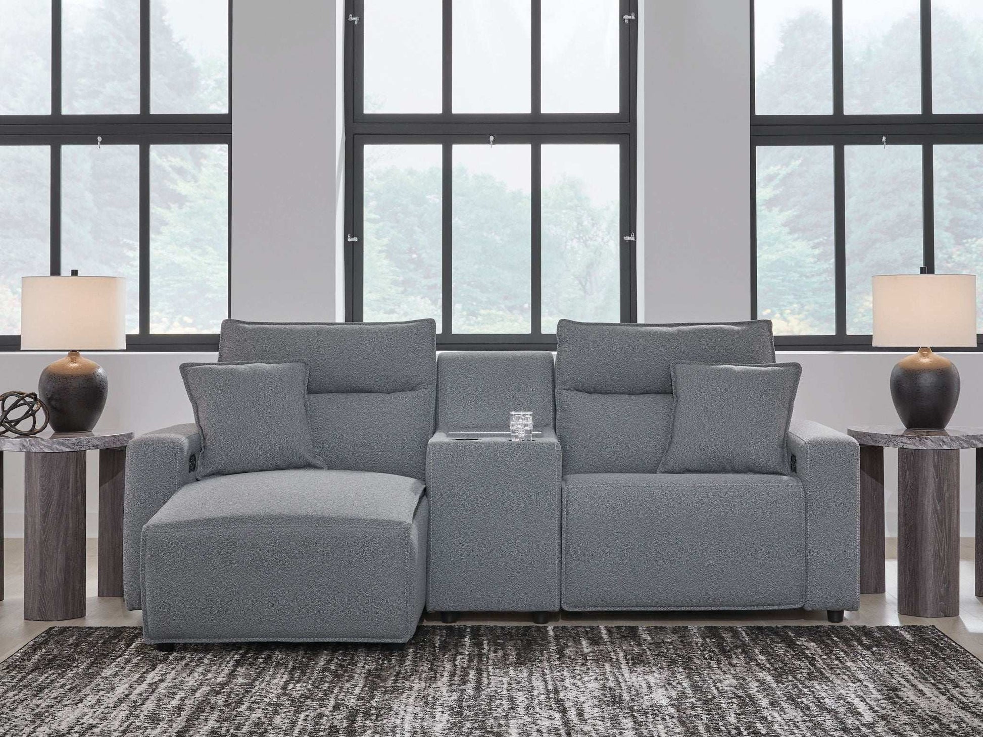 ModMax II - Salt And Pepper - Reclining Sectional - Best Buy Furniture