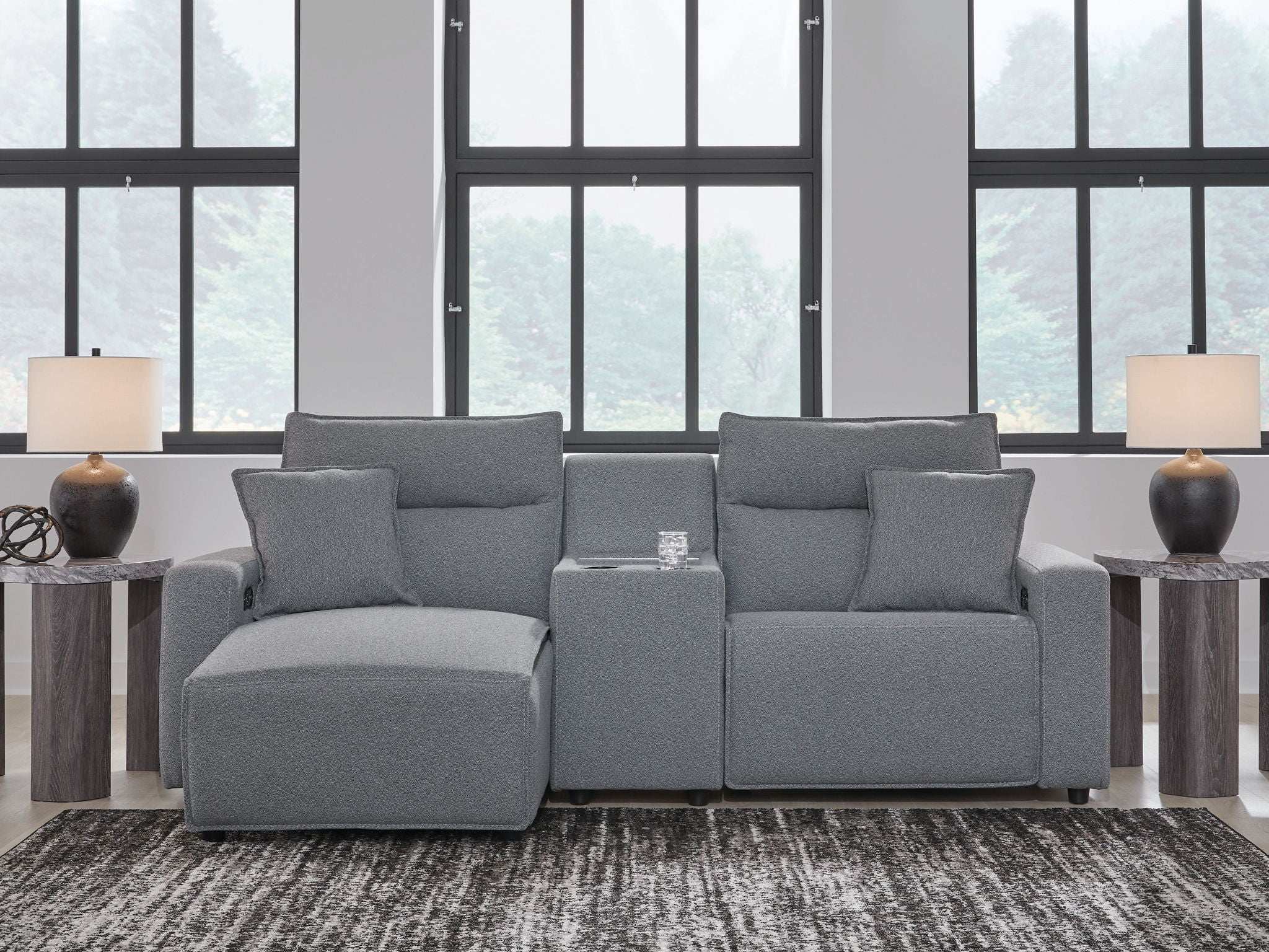 ModMax II - Salt And Pepper - Reclining Sectional - Best Buy Furniture