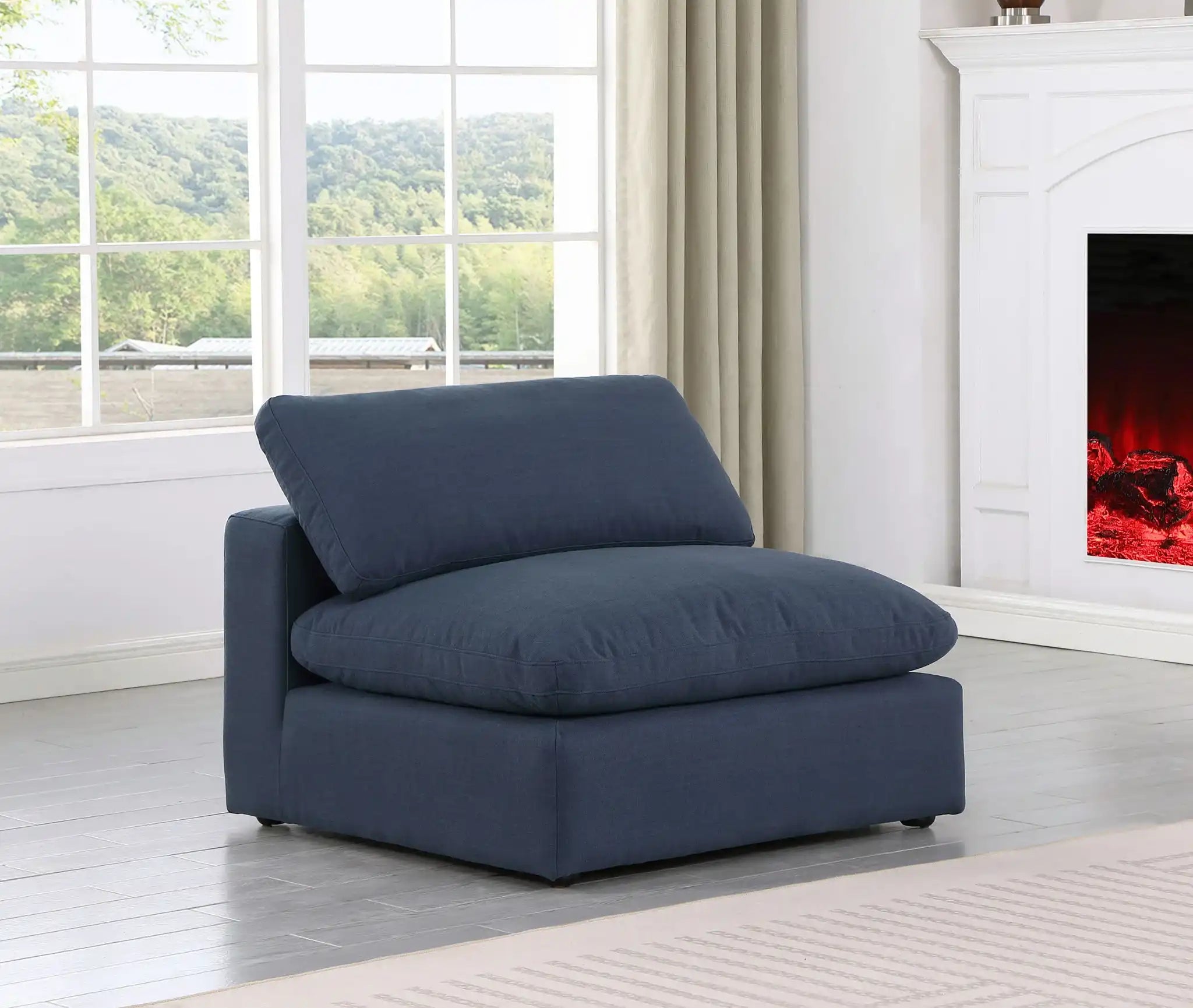 Comfy - Linen Armless Chair