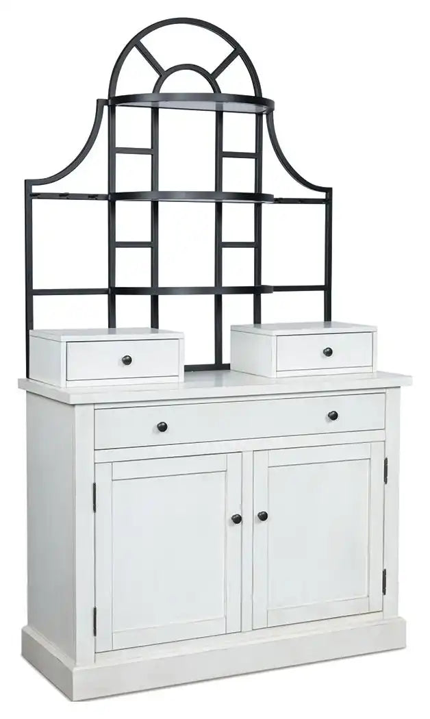Greddinton - Baker's Rack - White - Best Buy Furniture