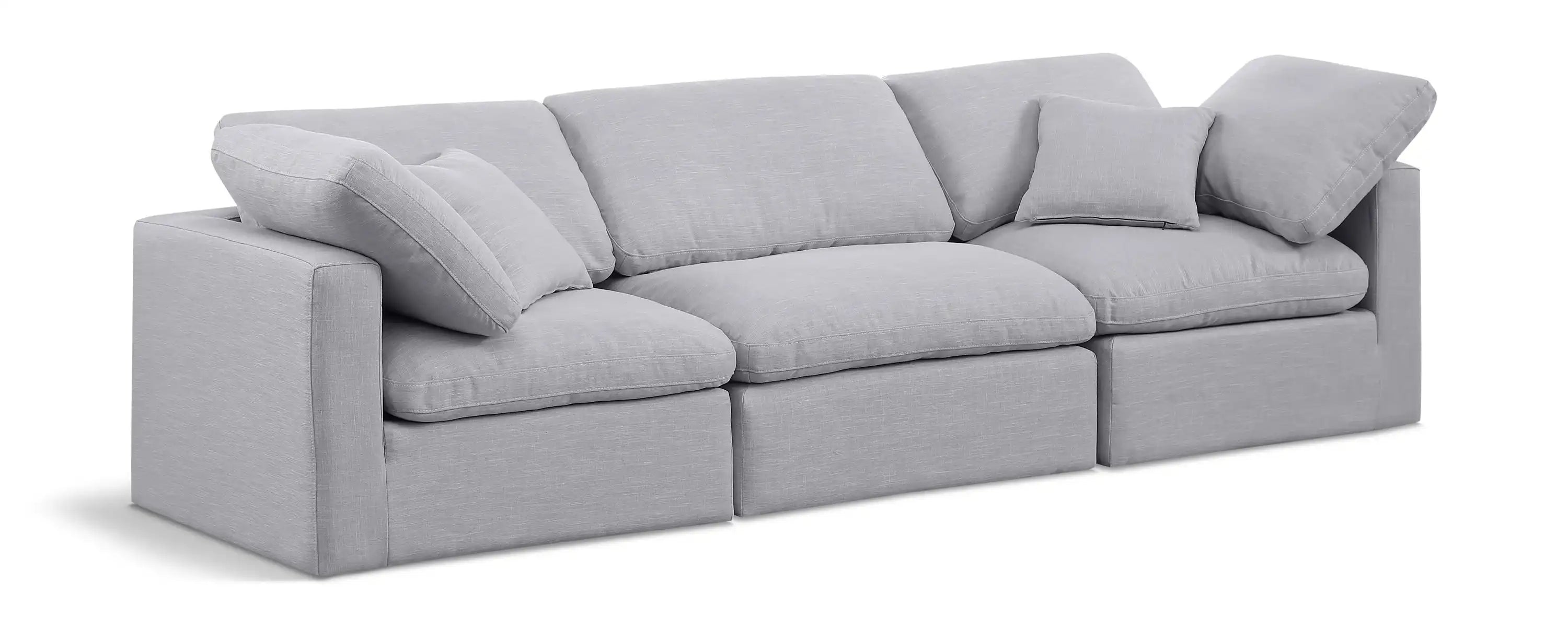 Indulge - Linen 3 Seat Modular Sofa - Best Buy Furniture